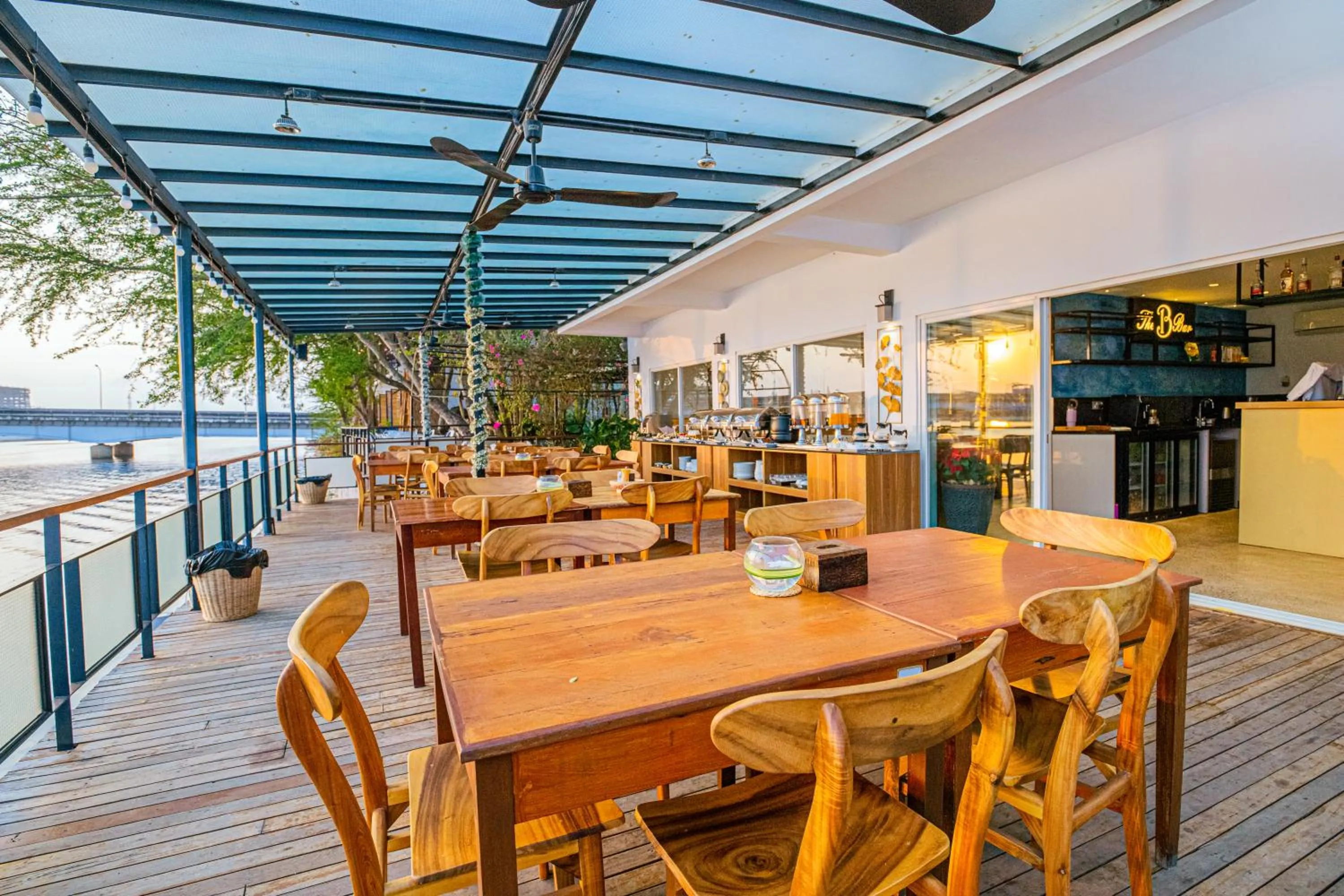 Patio in The B Resort