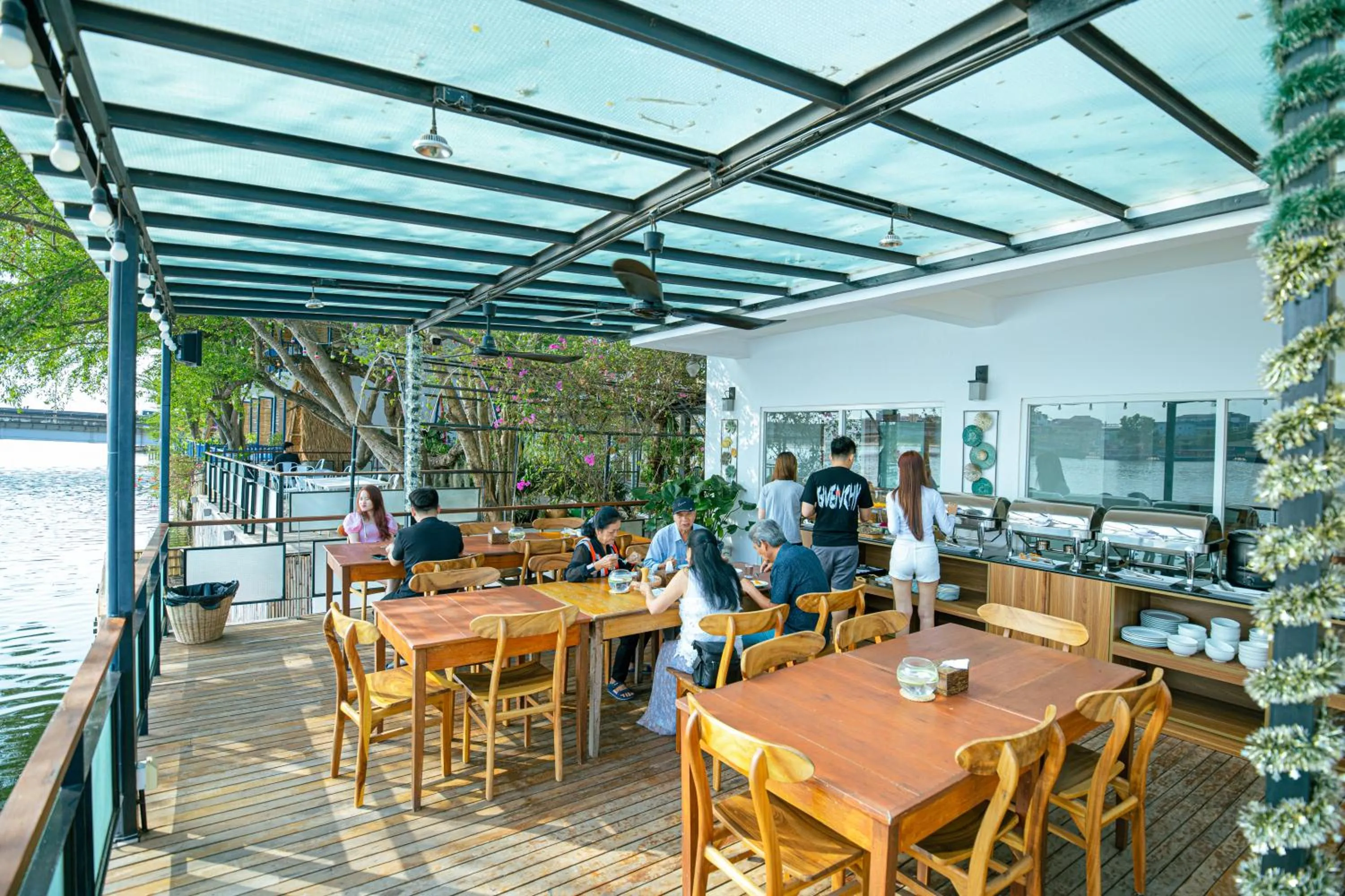 Patio in The B Resort