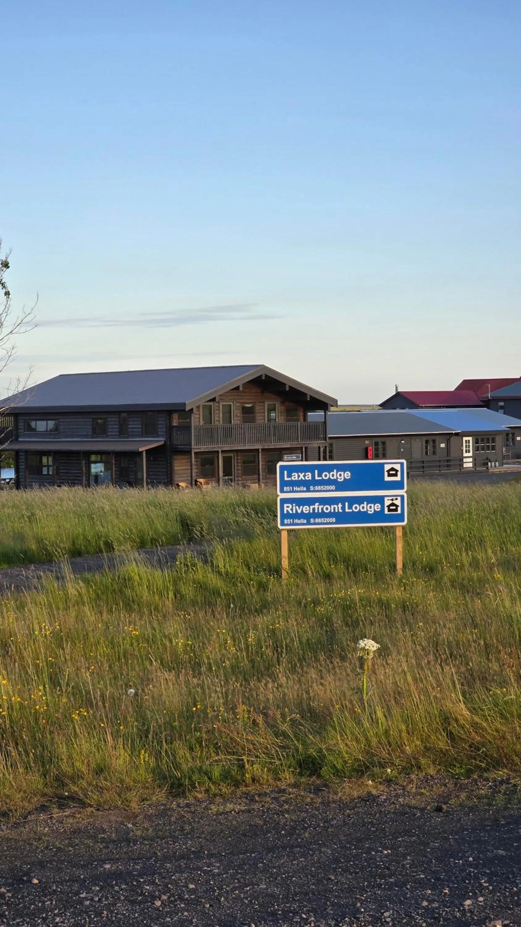 Street view in Riverfront Lodge Hella