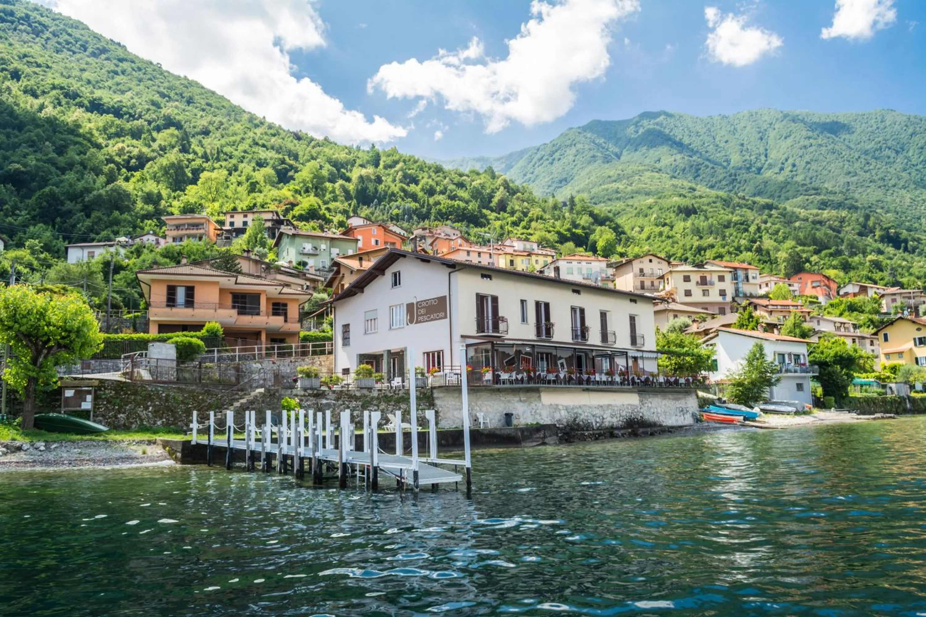 Natural landscape in Crotto dei Pescatori