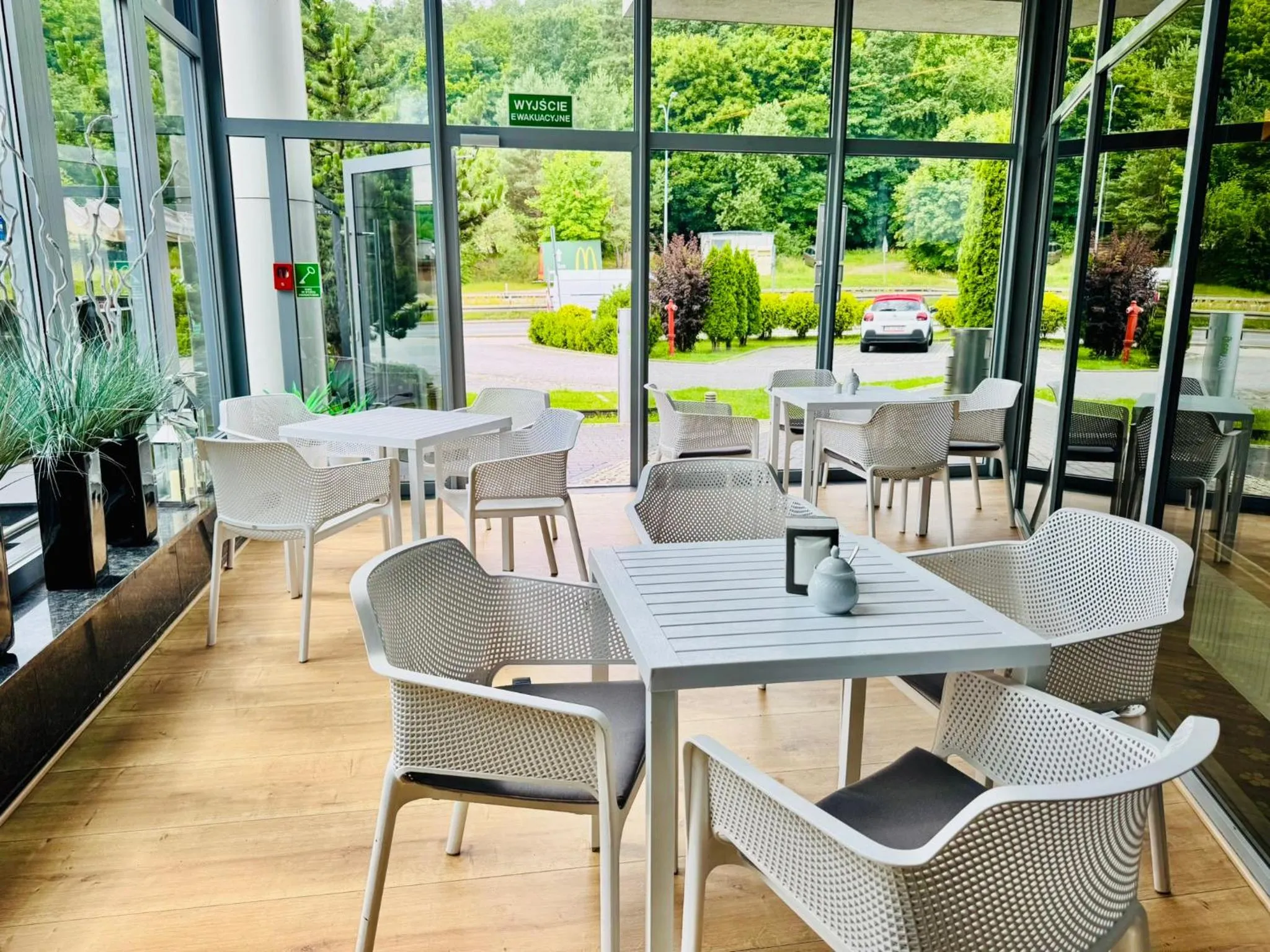 Patio in Hotel Business Faltom Gdynia