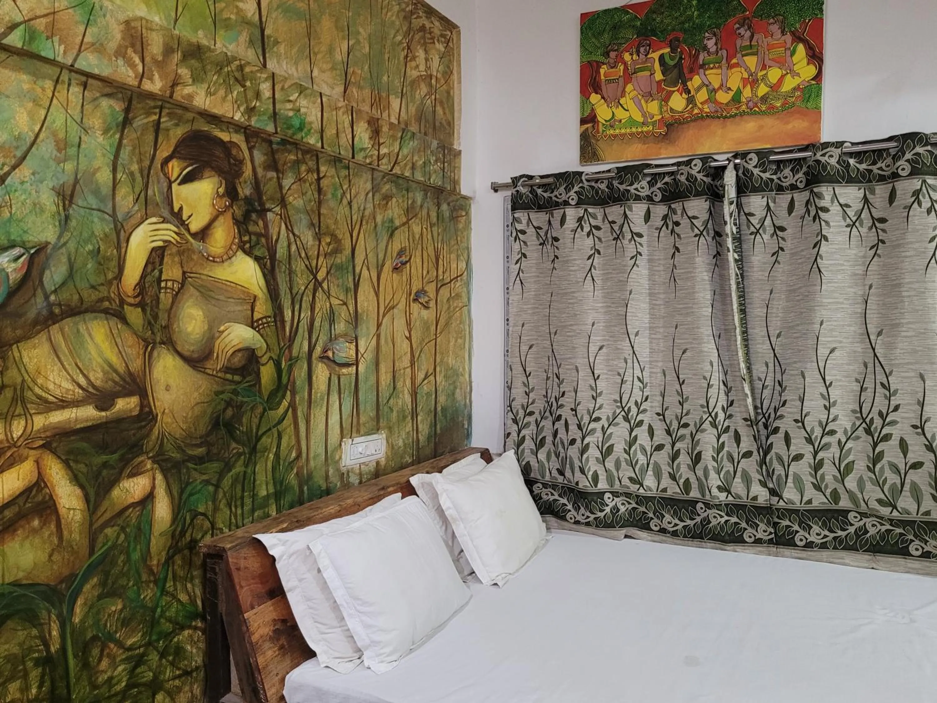 Bed in Panchobon Art Resort