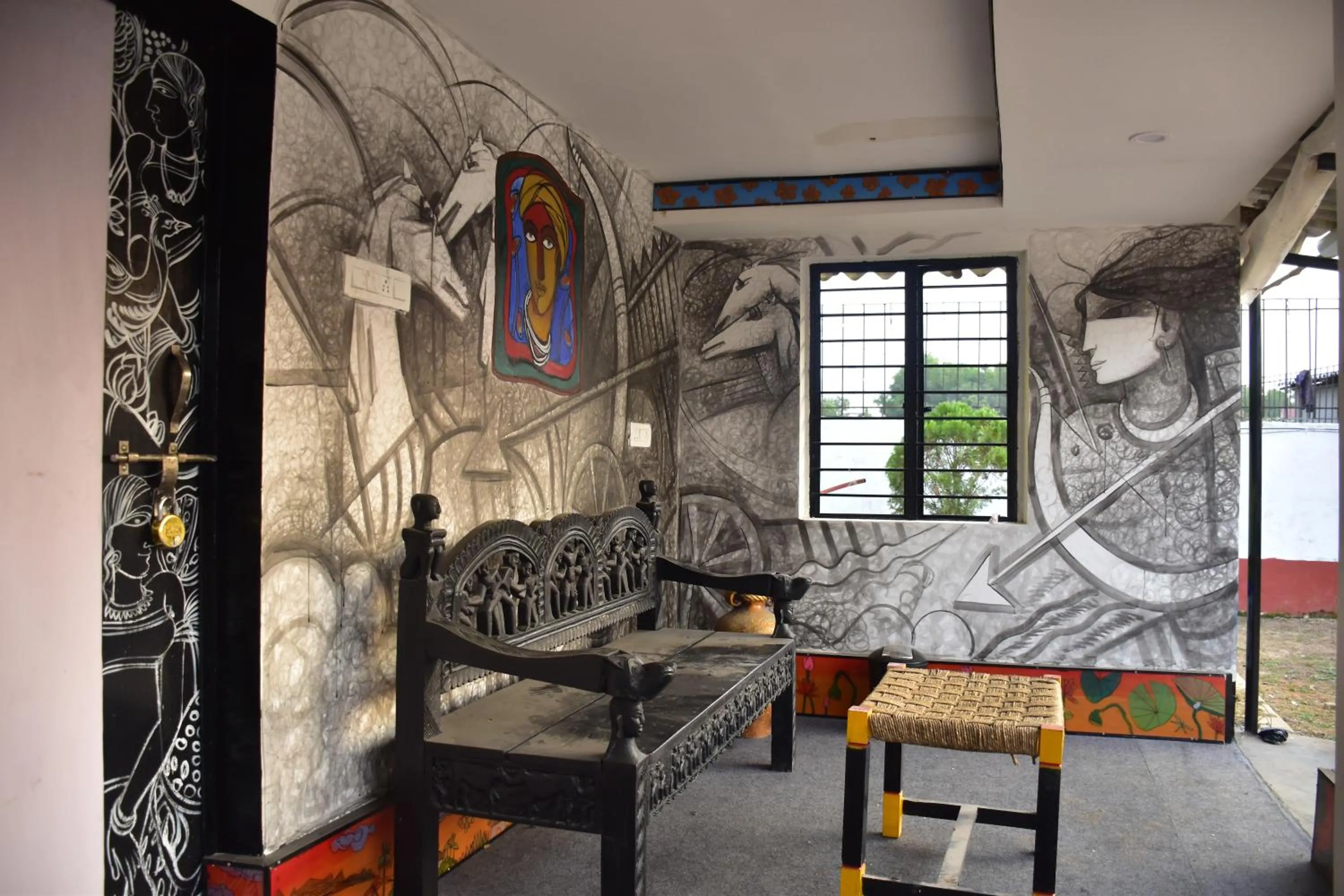 Decorative detail in Panchobon Art Resort