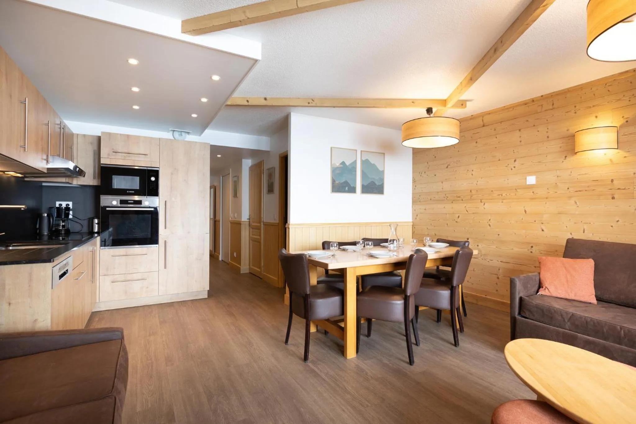 Living room in Résidence Les Balcons de Val Chavière