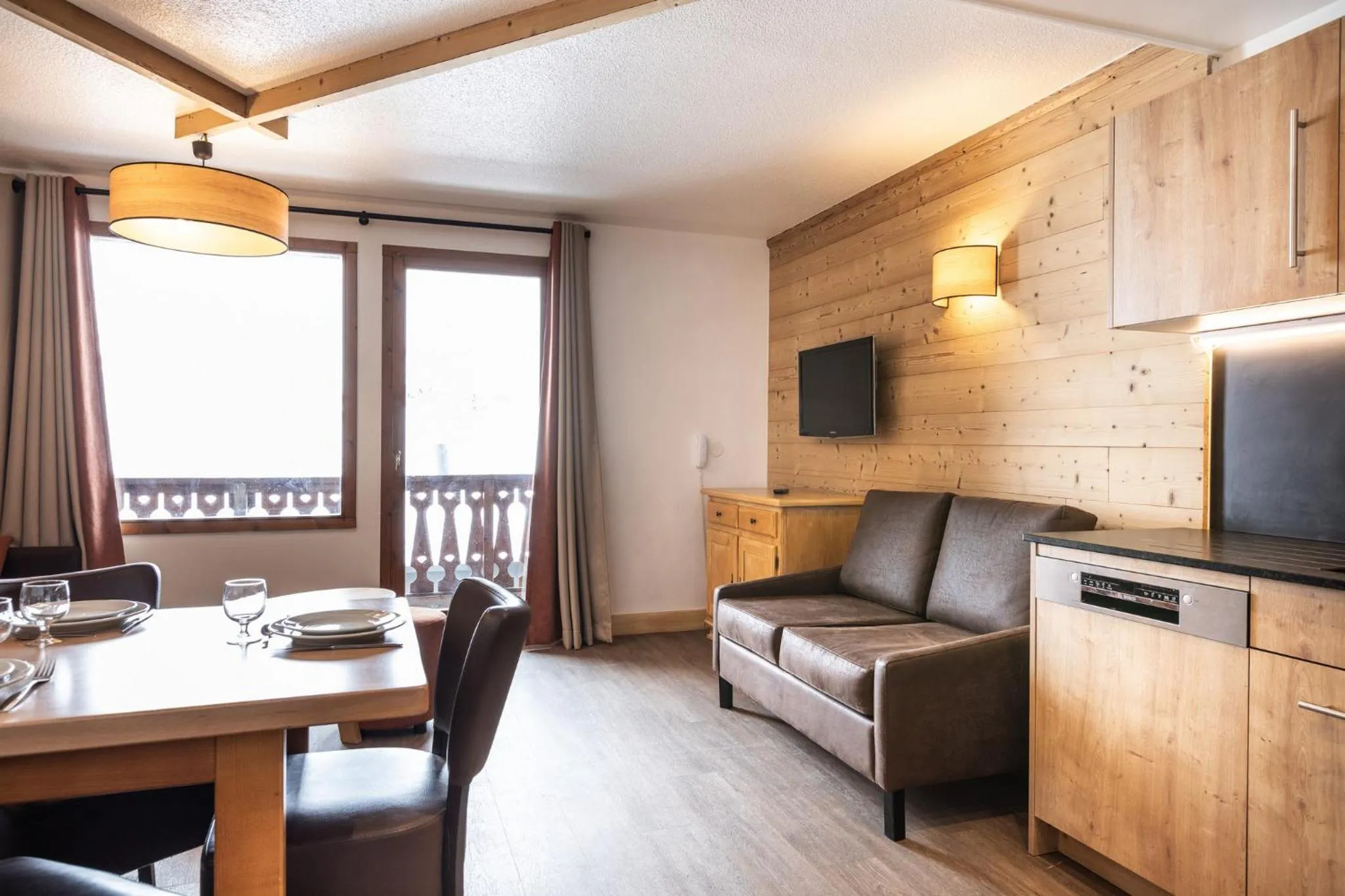 Living room in Résidence Les Balcons de Val Chavière