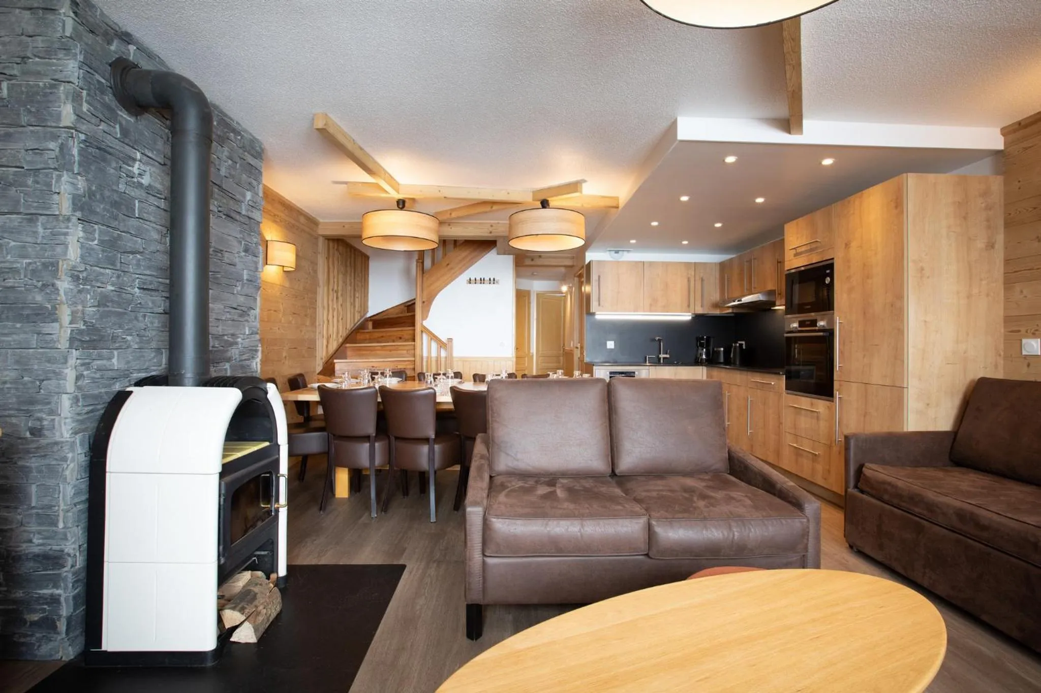 Living room in Résidence Les Balcons de Val Chavière