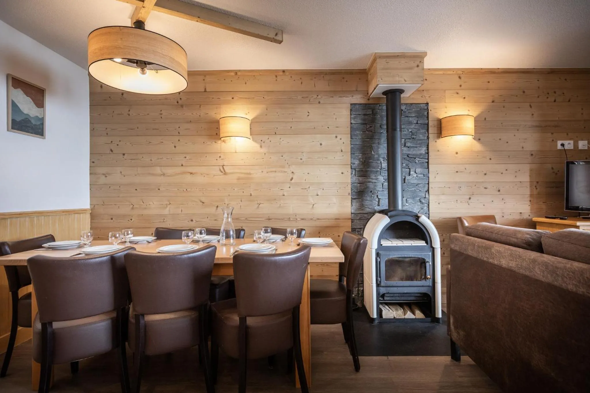 Living room in Résidence Les Balcons de Val Chavière