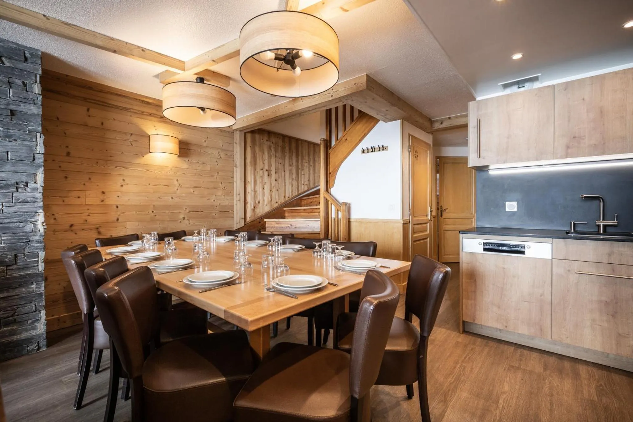 kitchen in Résidence Les Balcons de Val Chavière