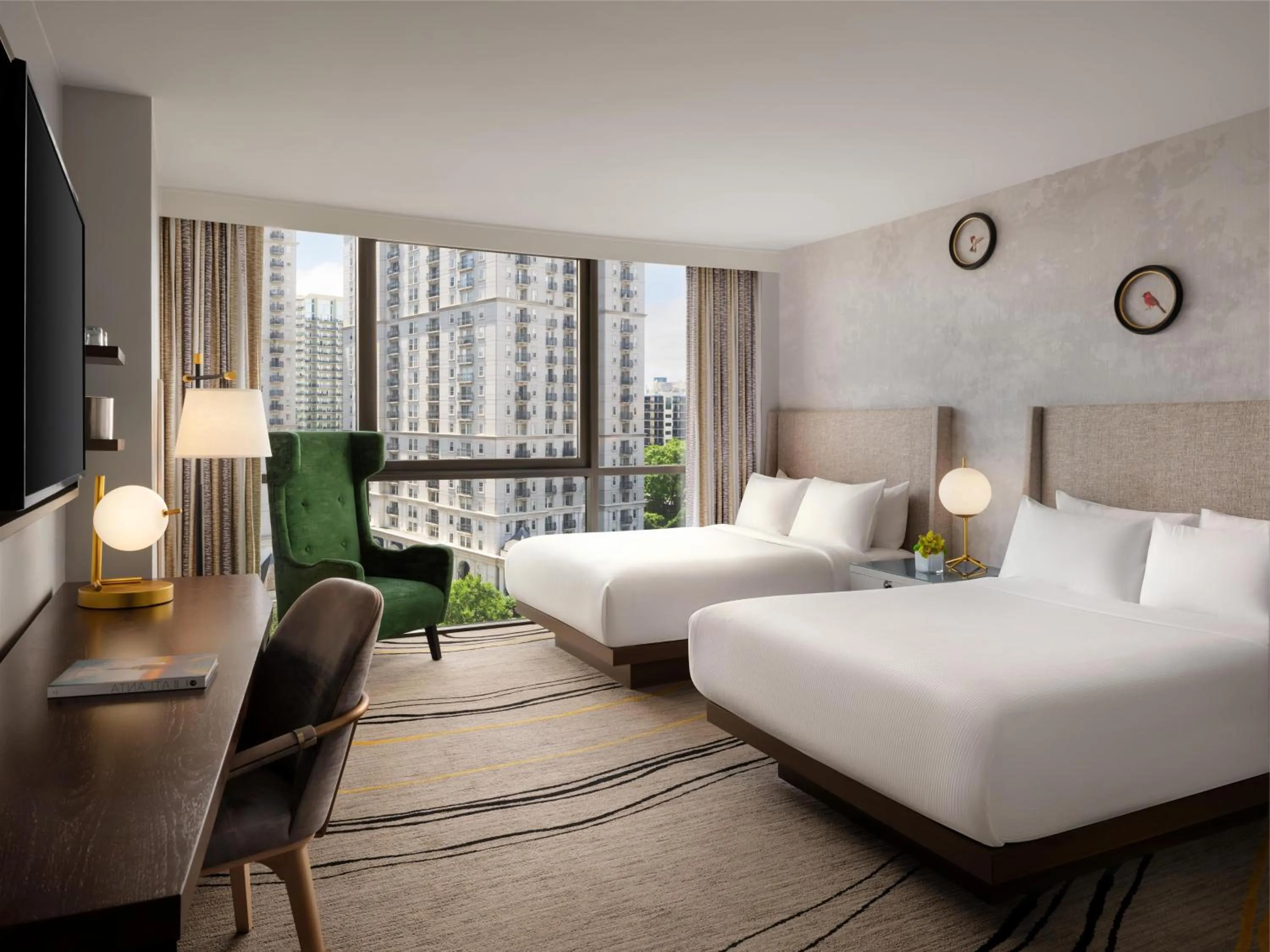 Bed in The Starling Atlanta Midtown, Curio Collection by Hilton