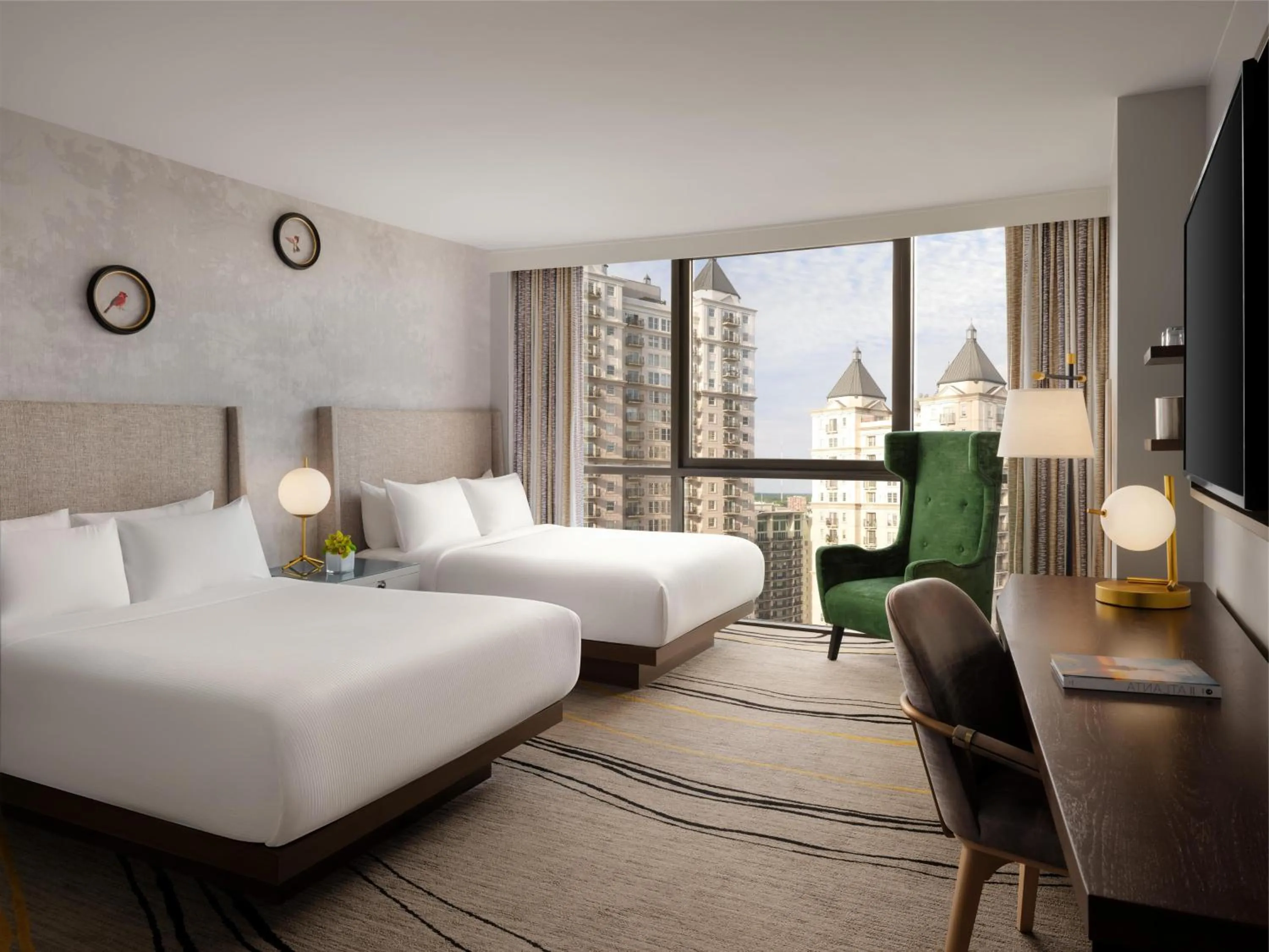 Bed in The Starling Atlanta Midtown, Curio Collection by Hilton