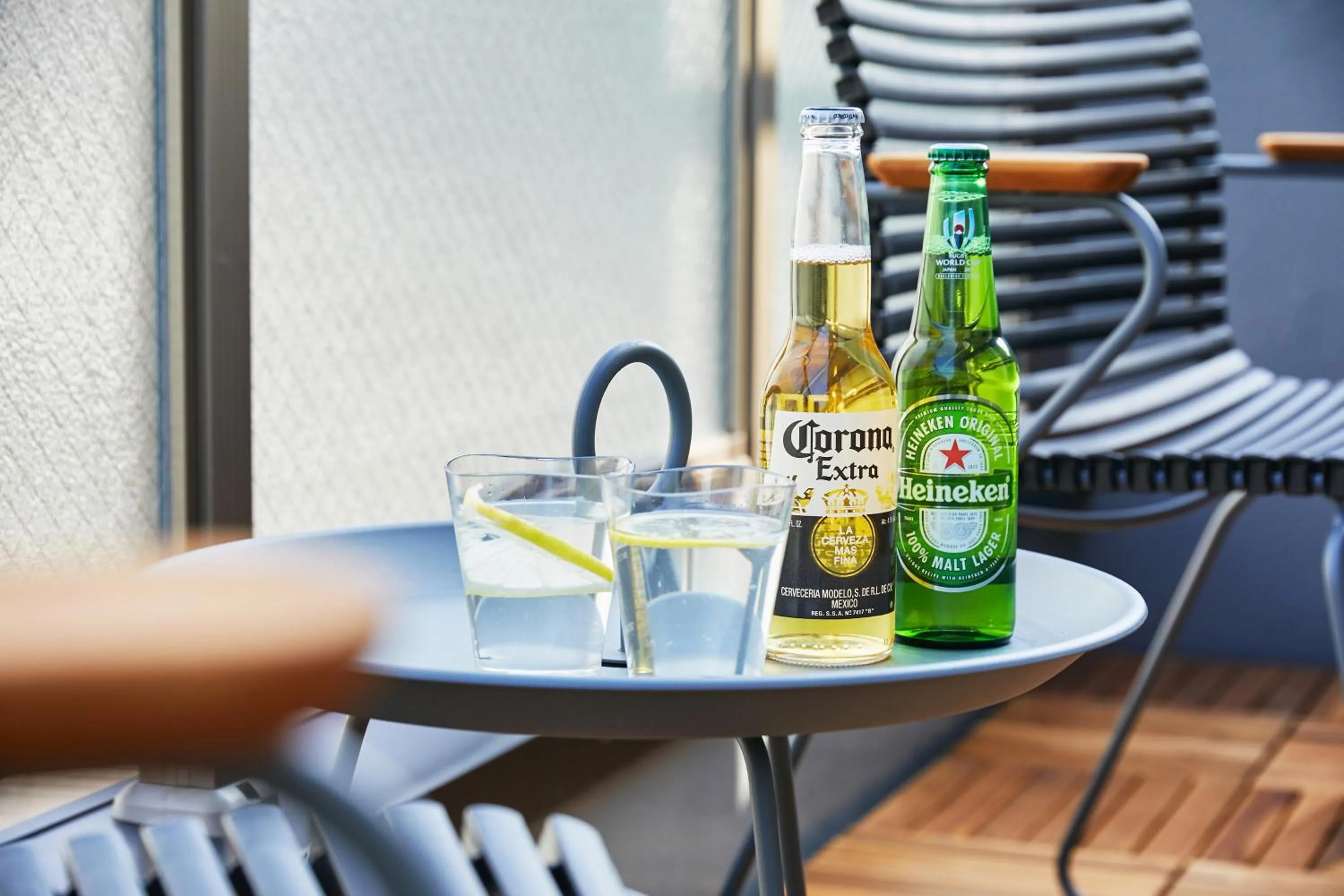 Balcony/Terrace in mizuka Daimyo 7 - unmanned hotel -