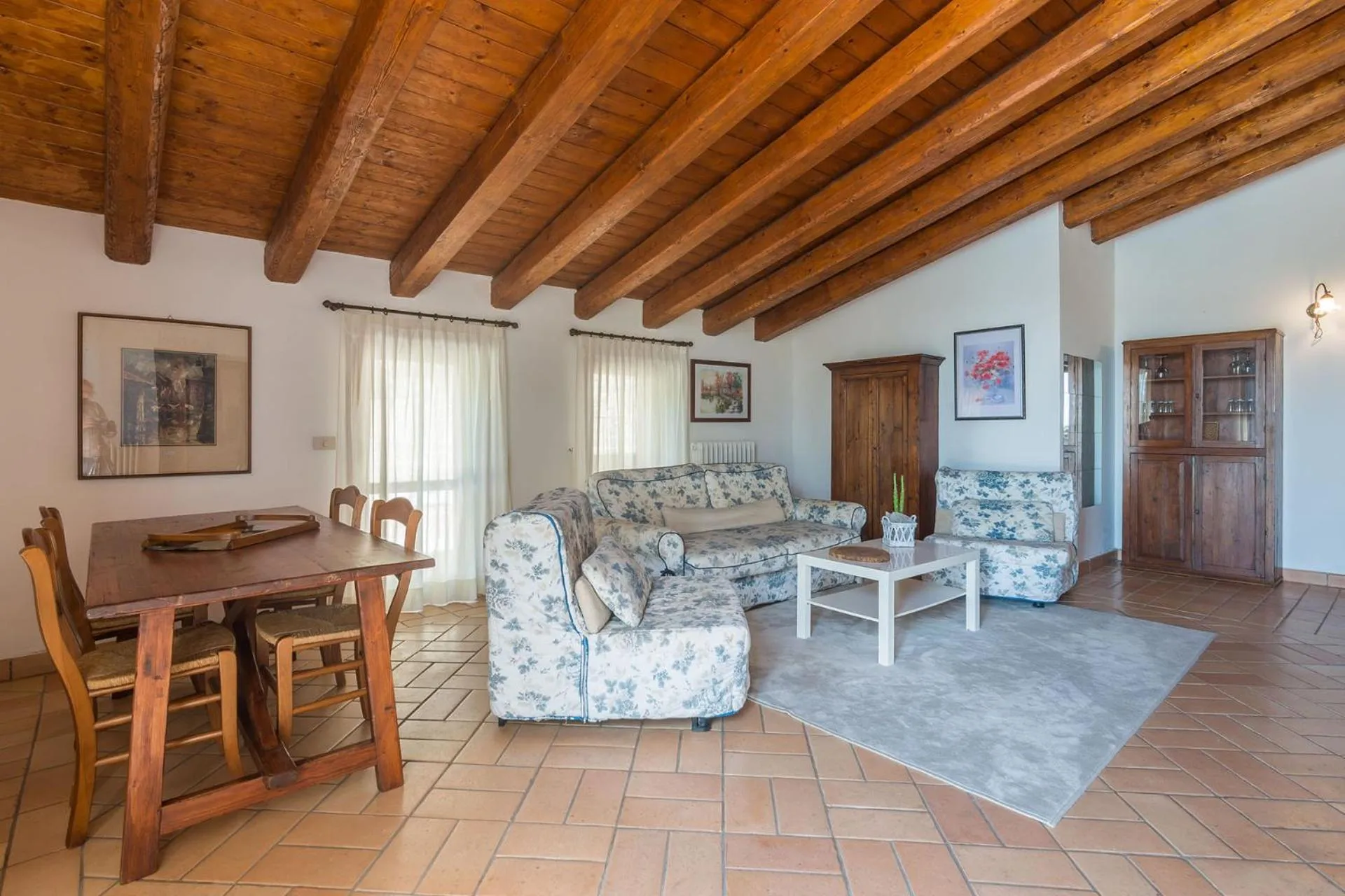 Living room in Casa Rossa