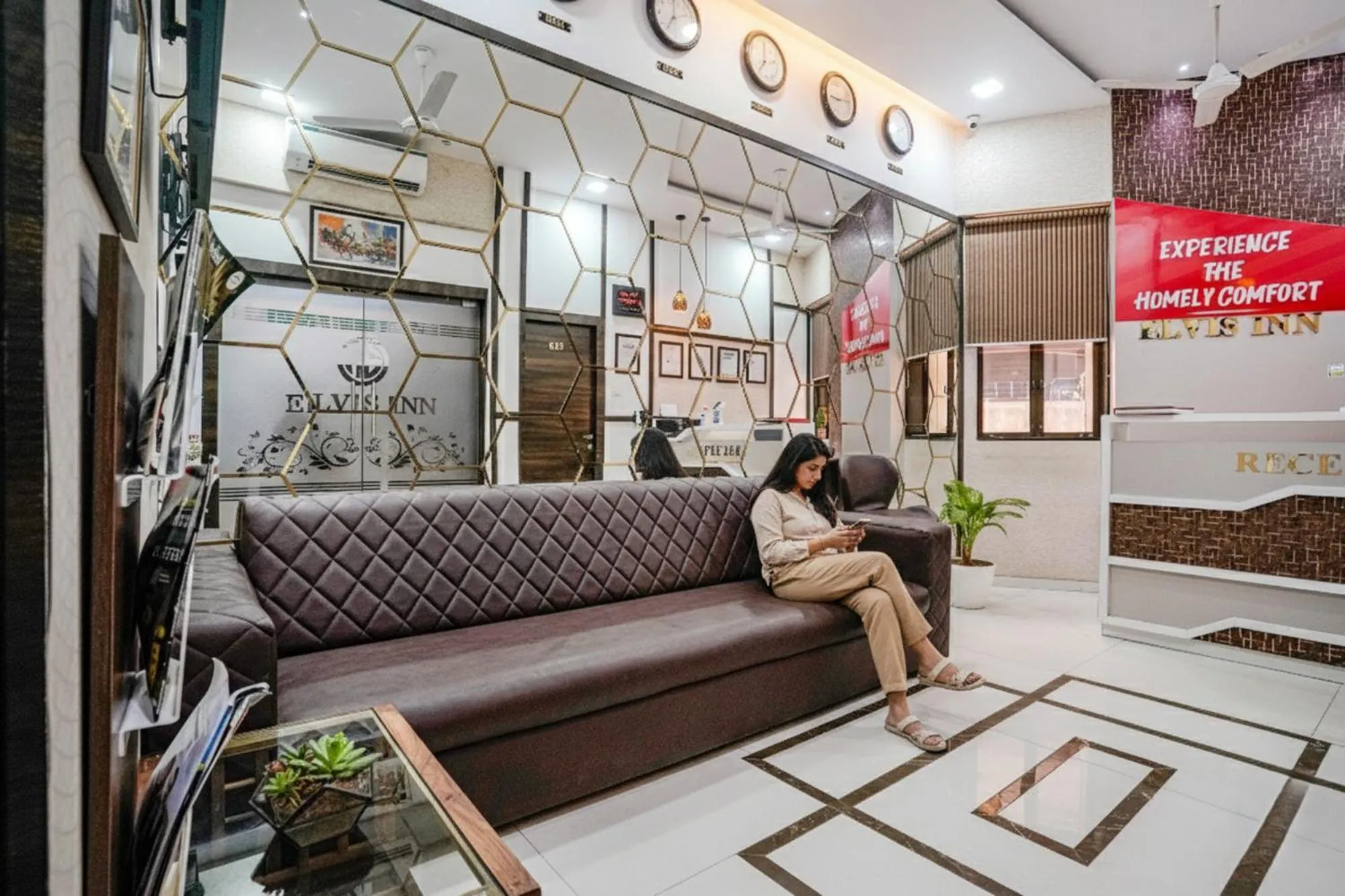 Seating area in FabHotel Elvis Inn - Nr Mumbai International Airport