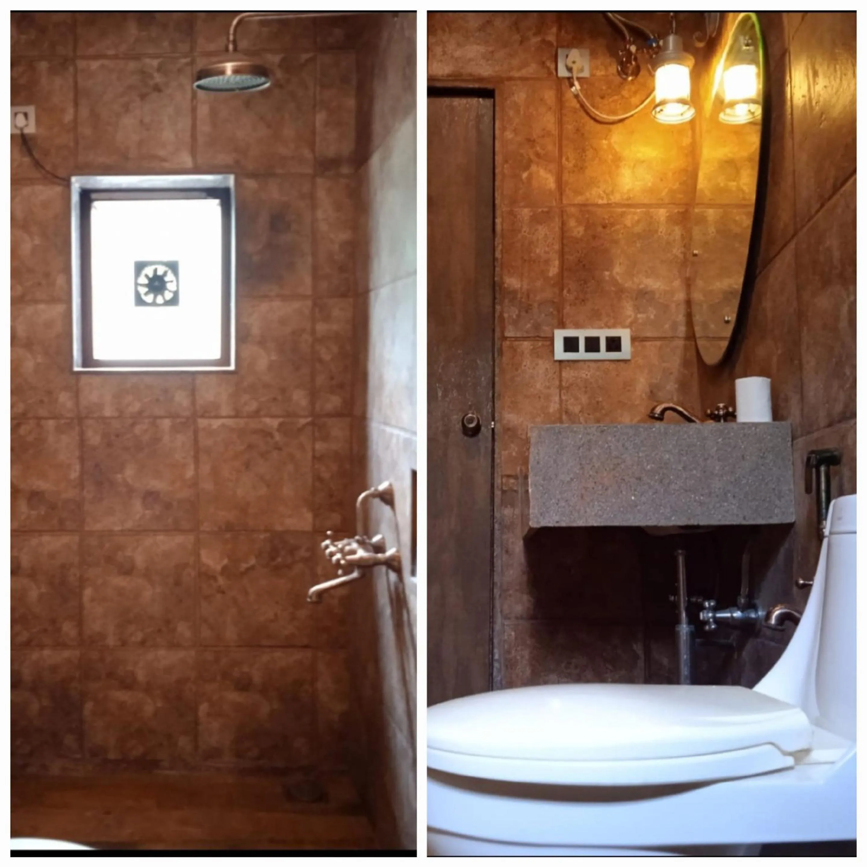 Shower in Celebrations - Vagator - Goa