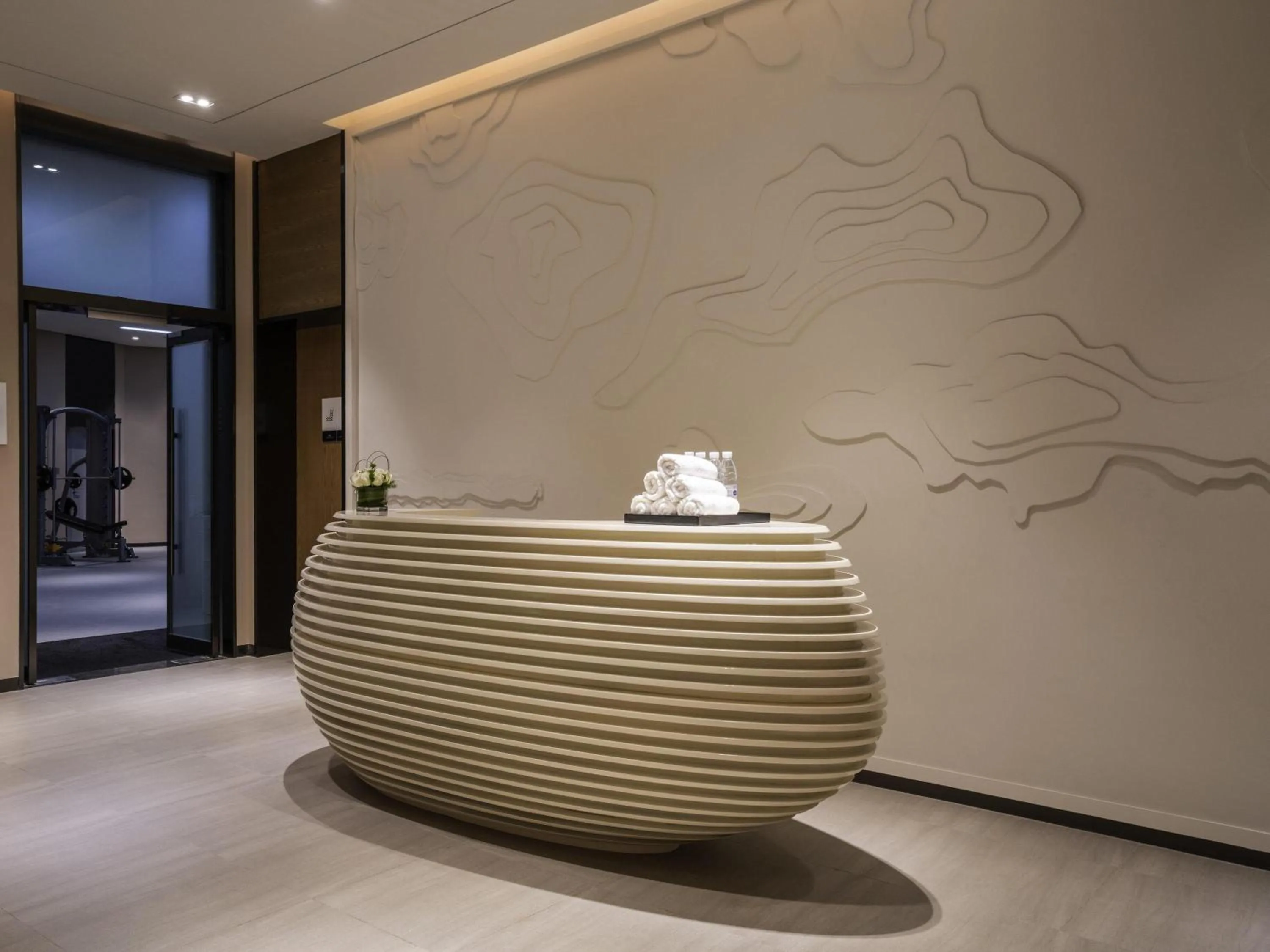 Pool view in Novotel Zhengzhou Airport