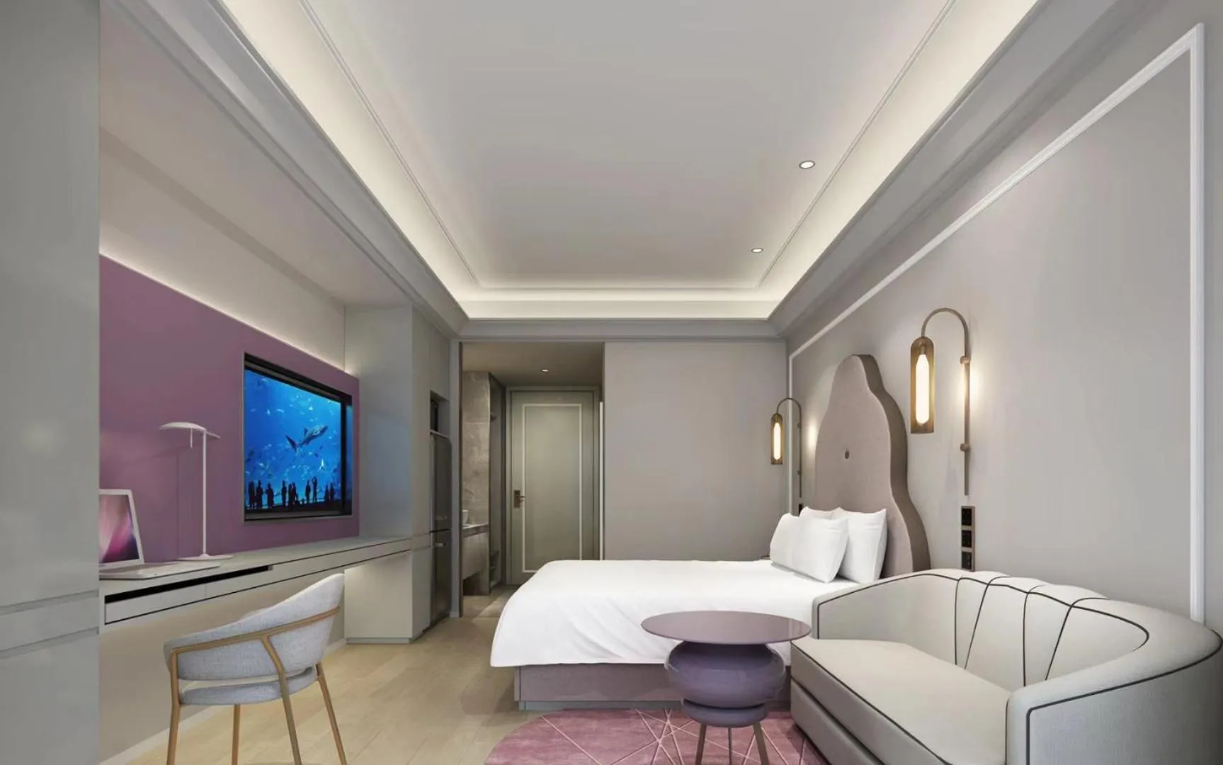 Photo of the whole room, Bed in Mercure Shenzhen Sports Center Hotel