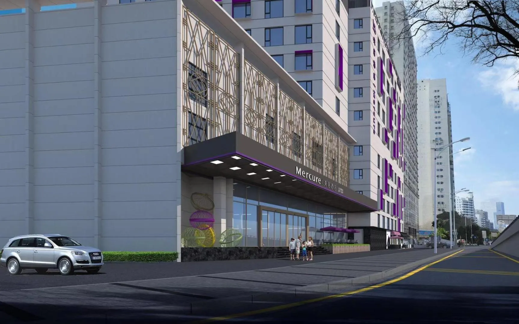 Property building in Mercure Shenzhen Sports Center Hotel