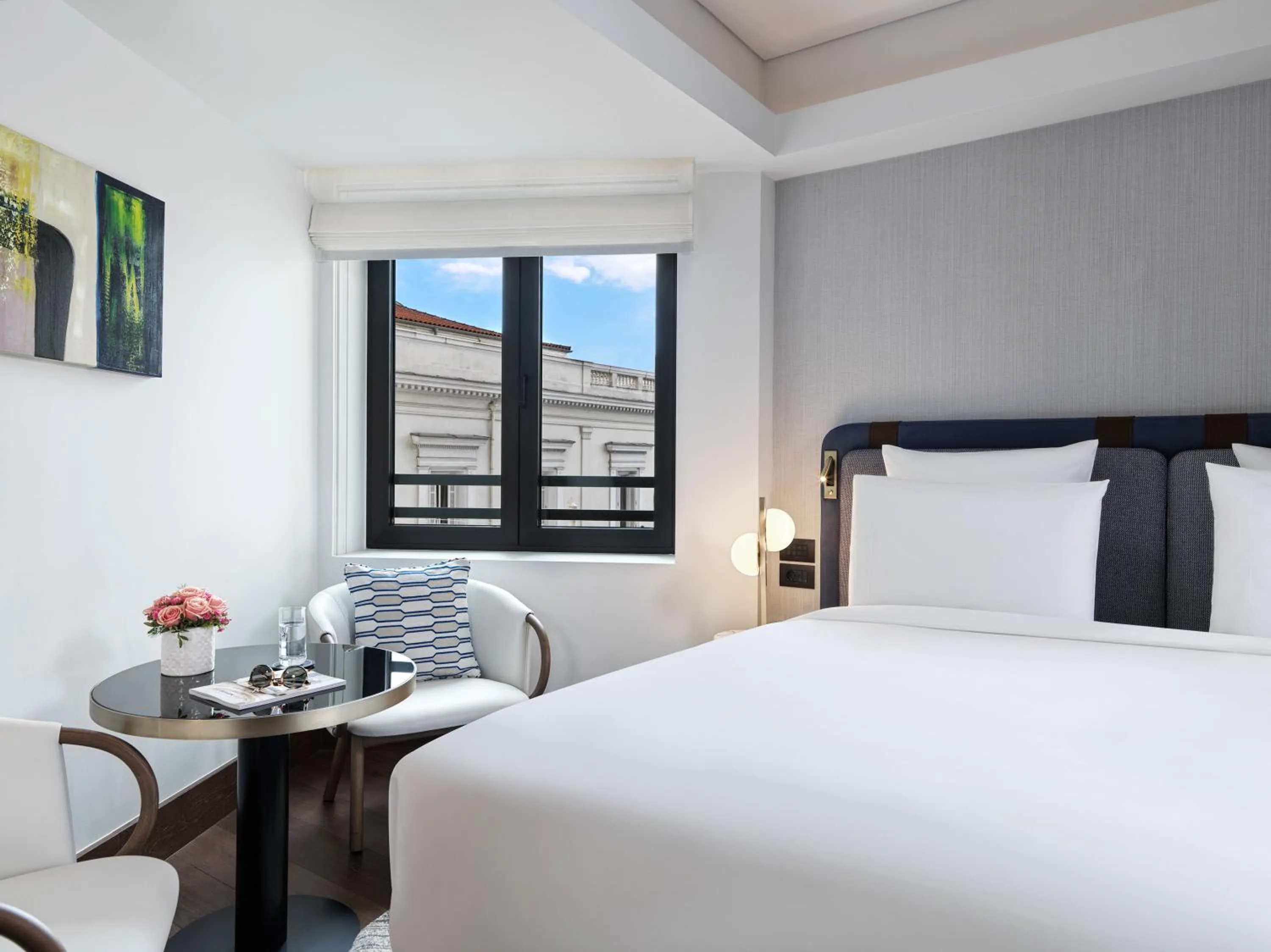 Bed in Athens Capital Center Hotel - MGallery Collection