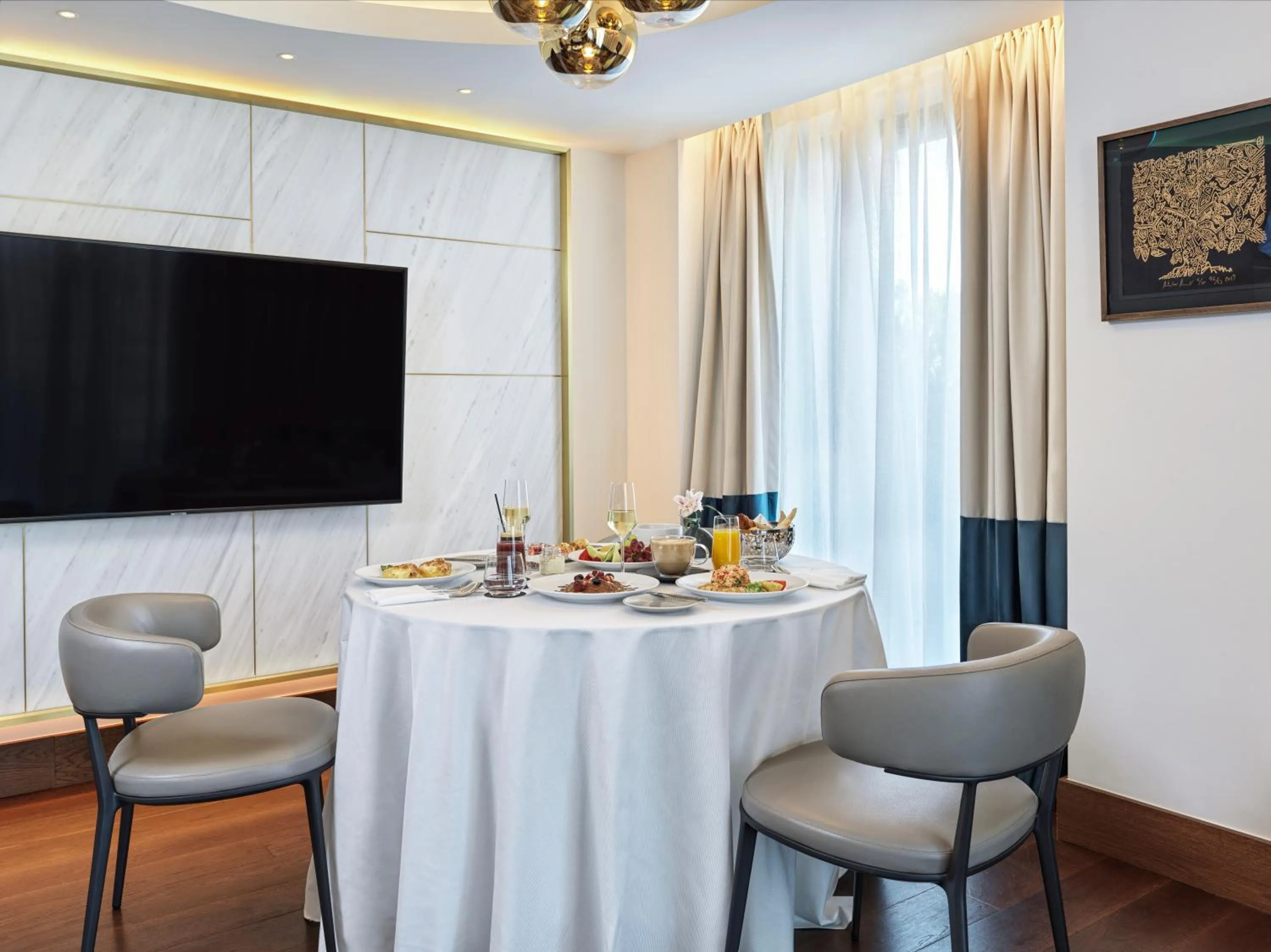 Seating area in Athens Capital Center Hotel - MGallery Collection