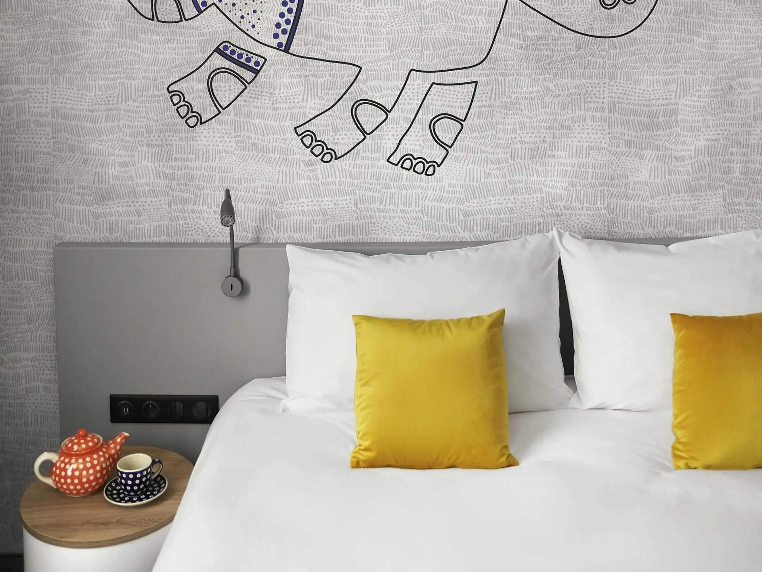 Bedroom, Bed in ibis styles Bolesławiec Bedroom, Bed in ibis styles Bolesławiec