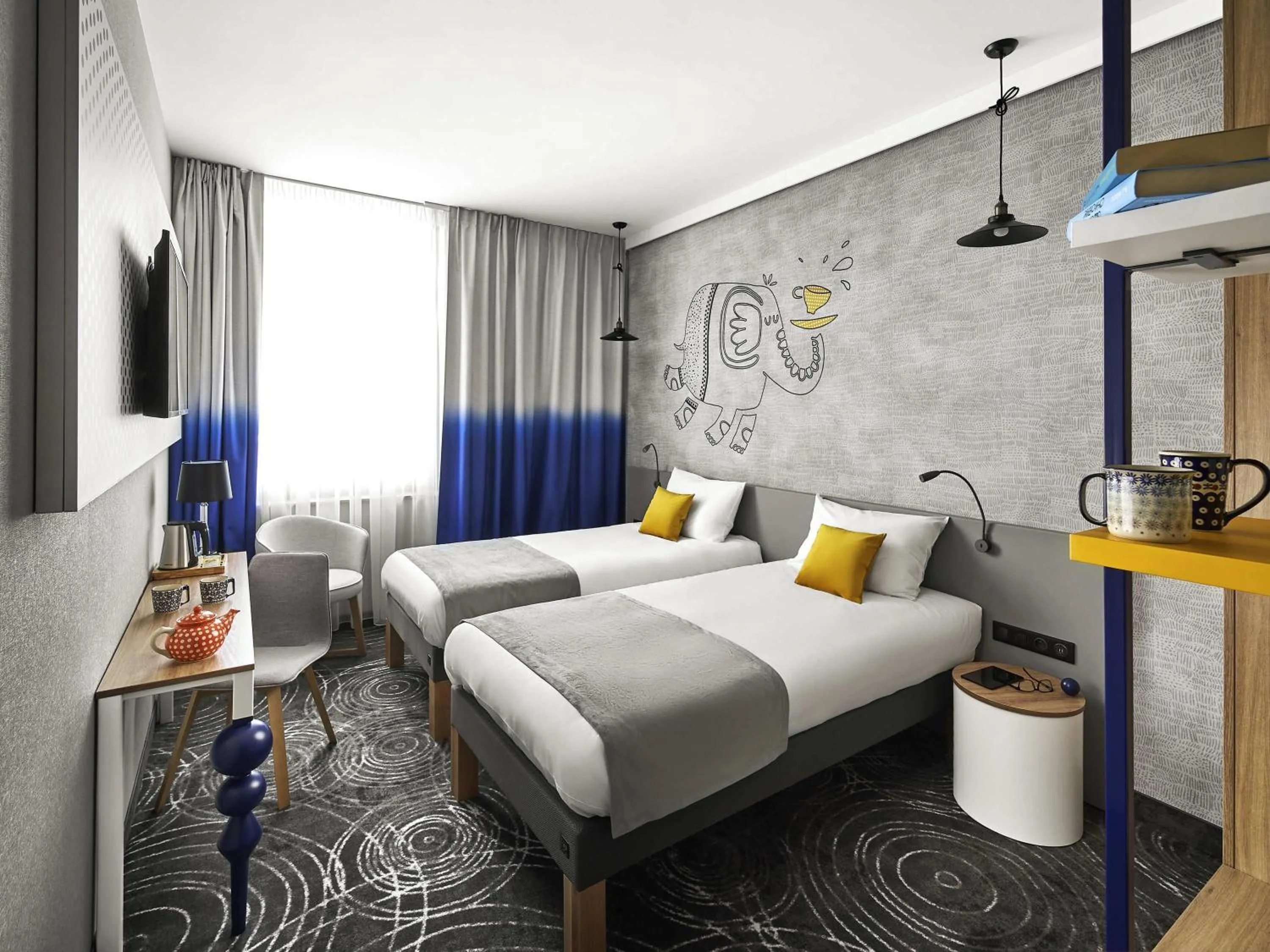 Bedroom, Bed in ibis styles Bolesławiec