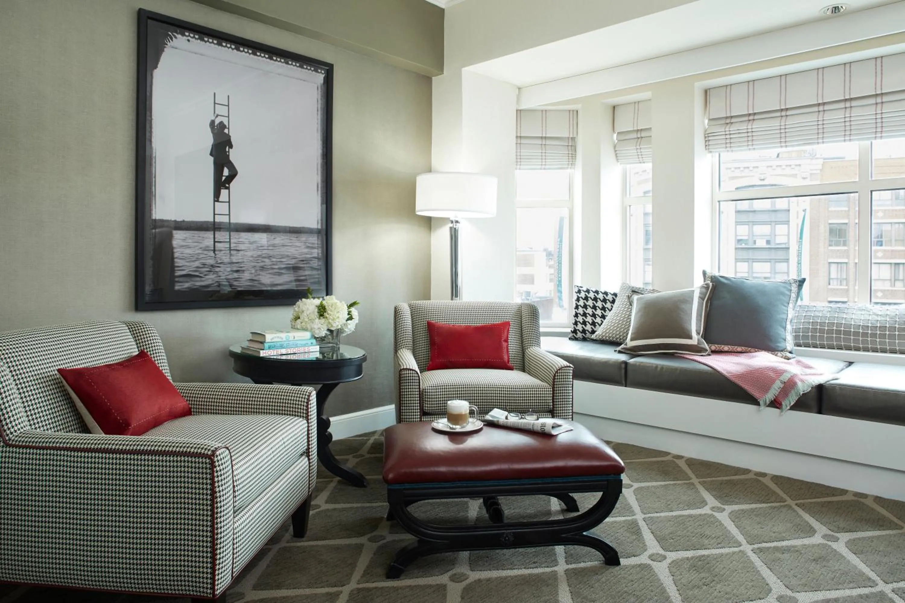 Seating area in Hotel Commonwealth