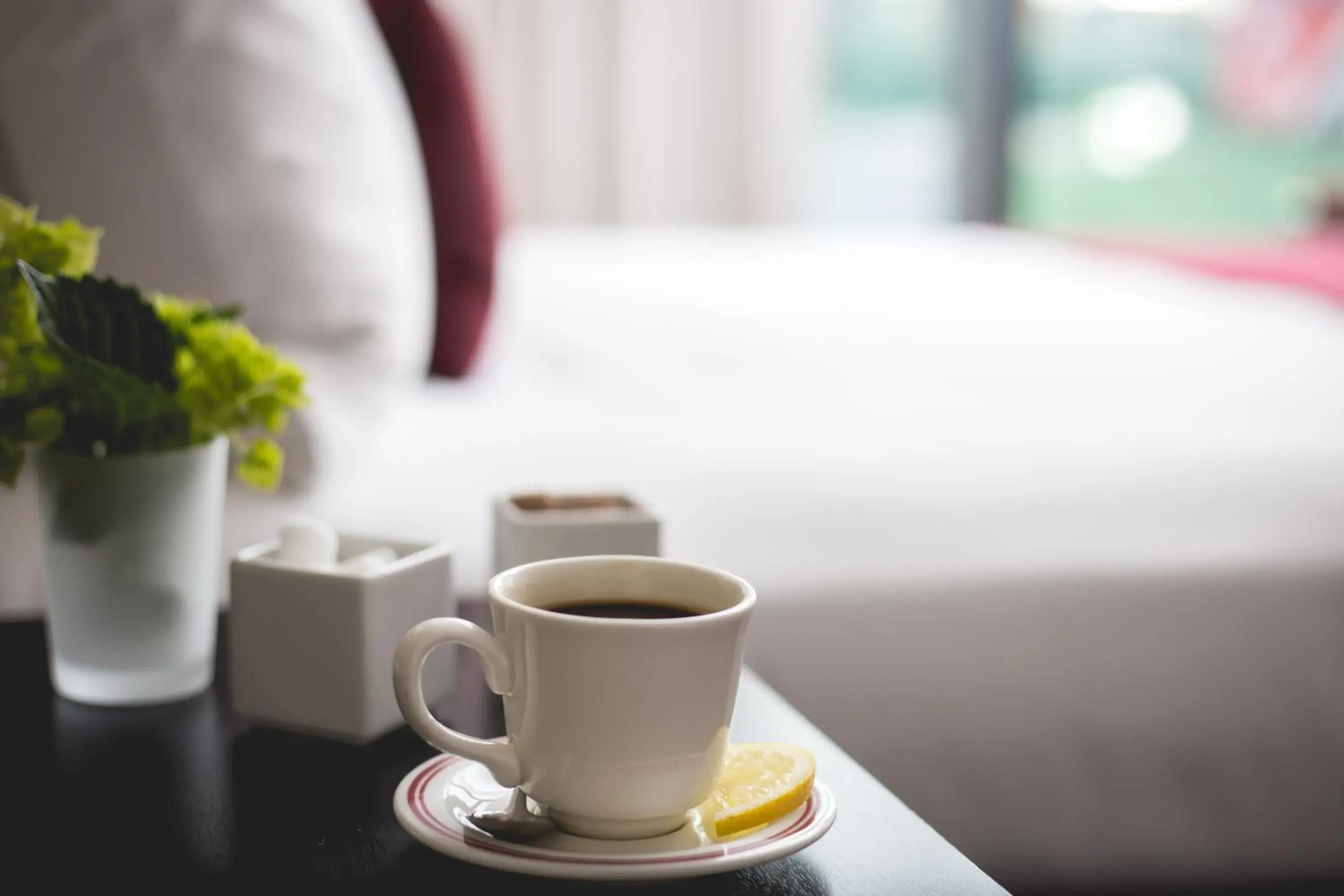 Drinks, Bed in Hotel Commonwealth Drinks, Bed in Hotel Commonwealth