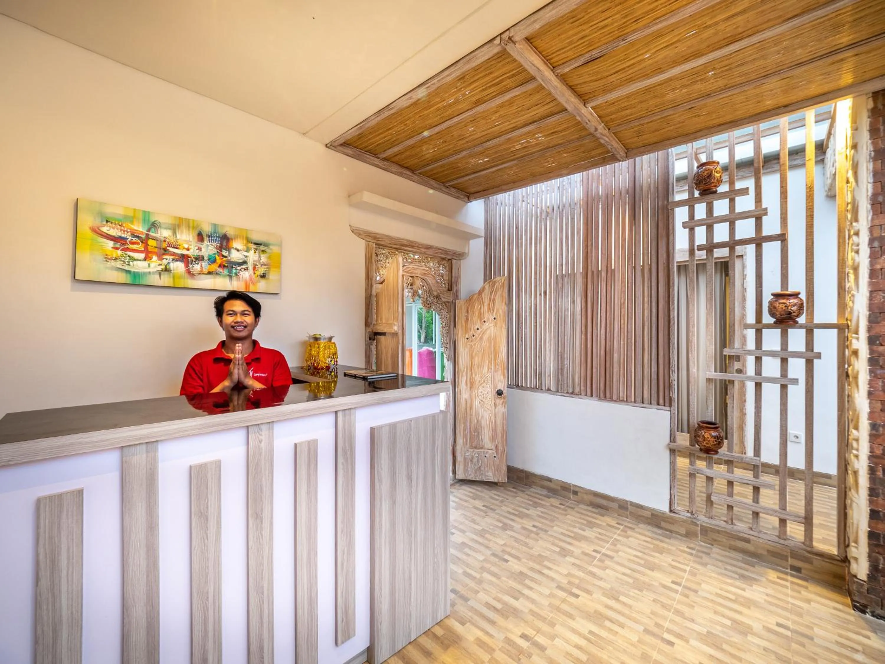 Lobby or reception in The Tempekan Nyang-Nyang