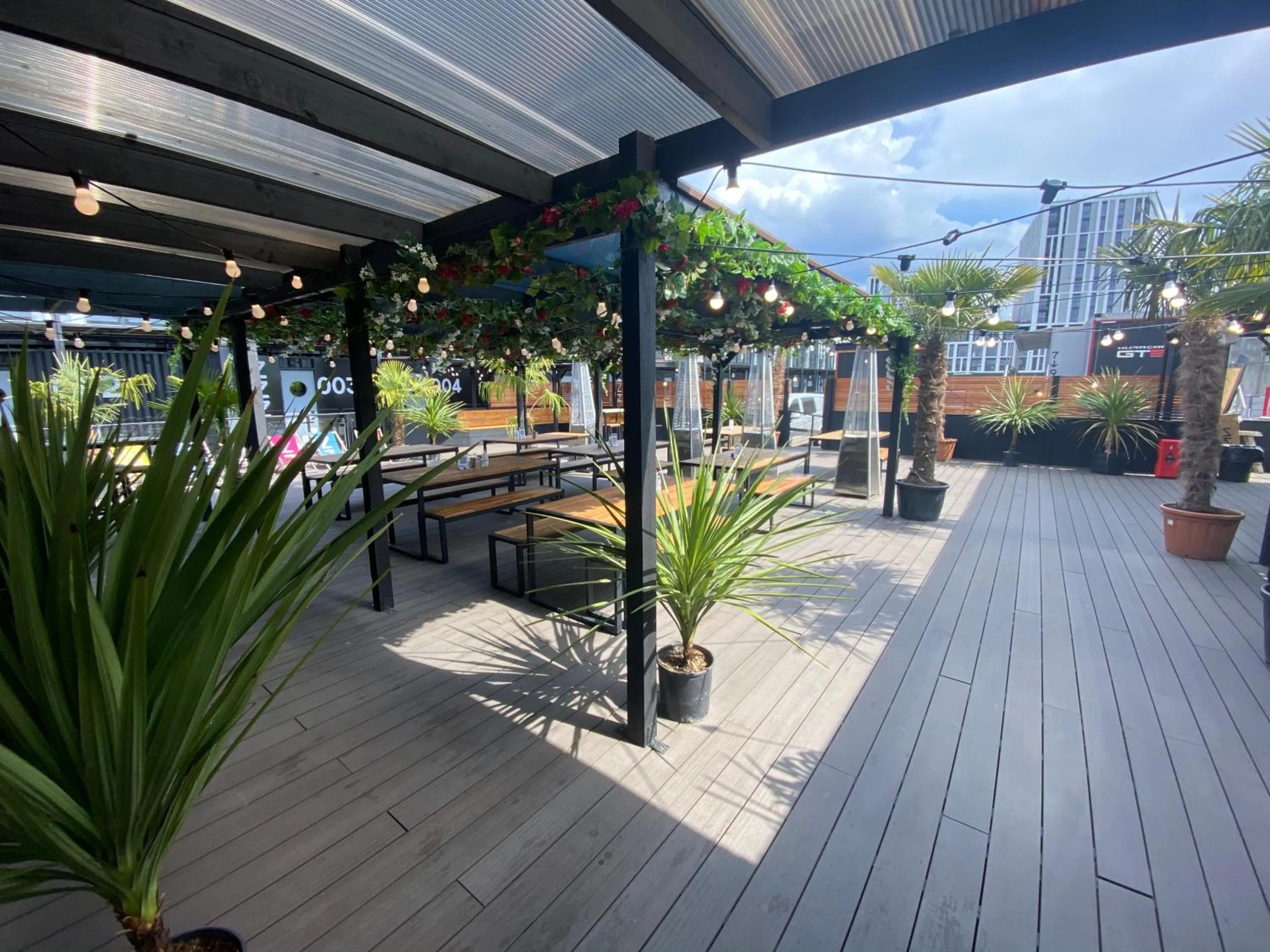 Balcony/Terrace in Snoozebox Olympic Park