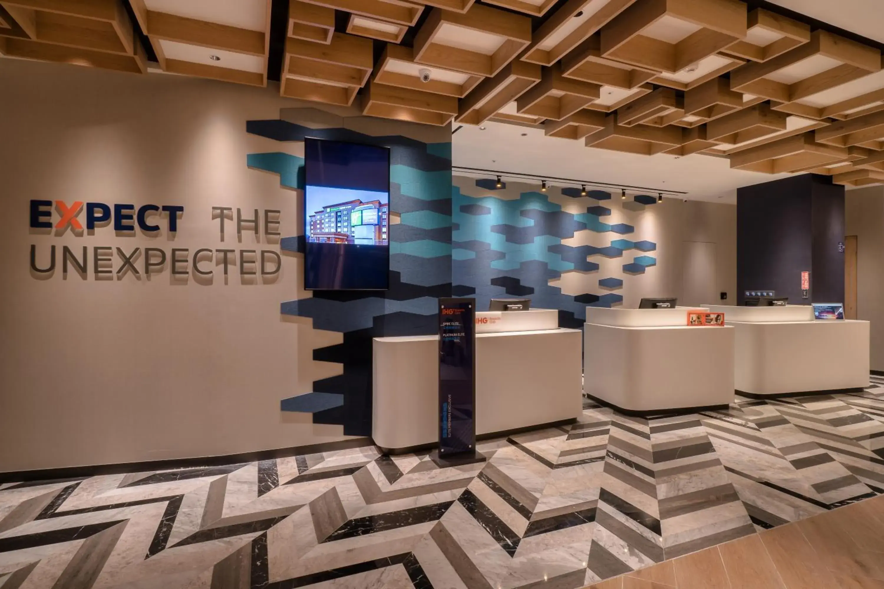 Lobby or reception in Holiday Inn Express Chiayi by IHG Lobby or reception in Holiday Inn Express Chiayi by IHG