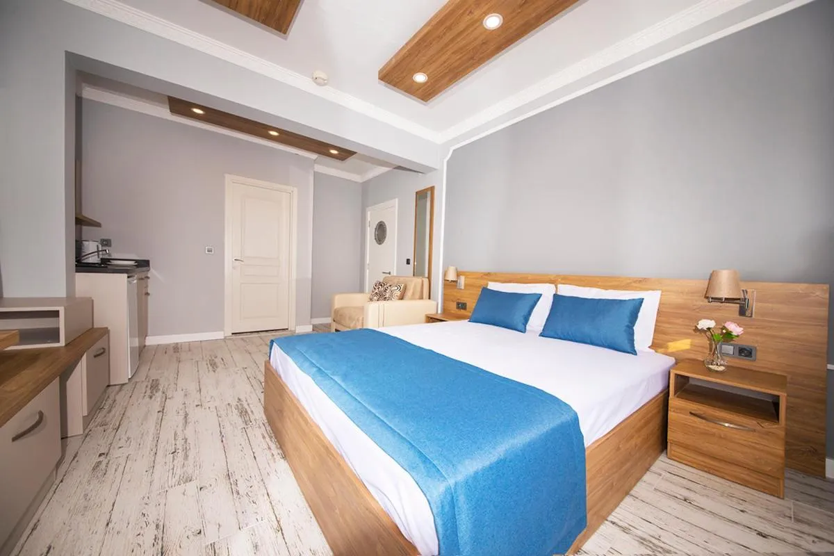 Bed in Marina Hotel Bodrum