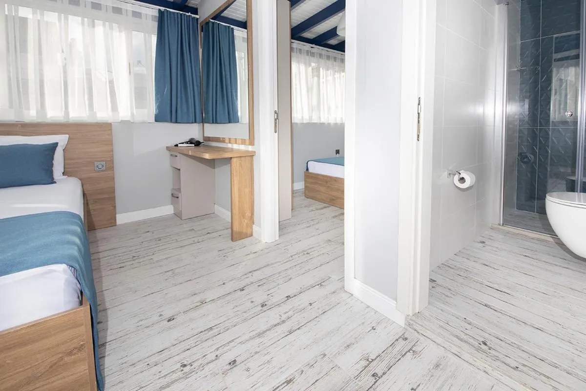 Bed in Marina Hotel Bodrum