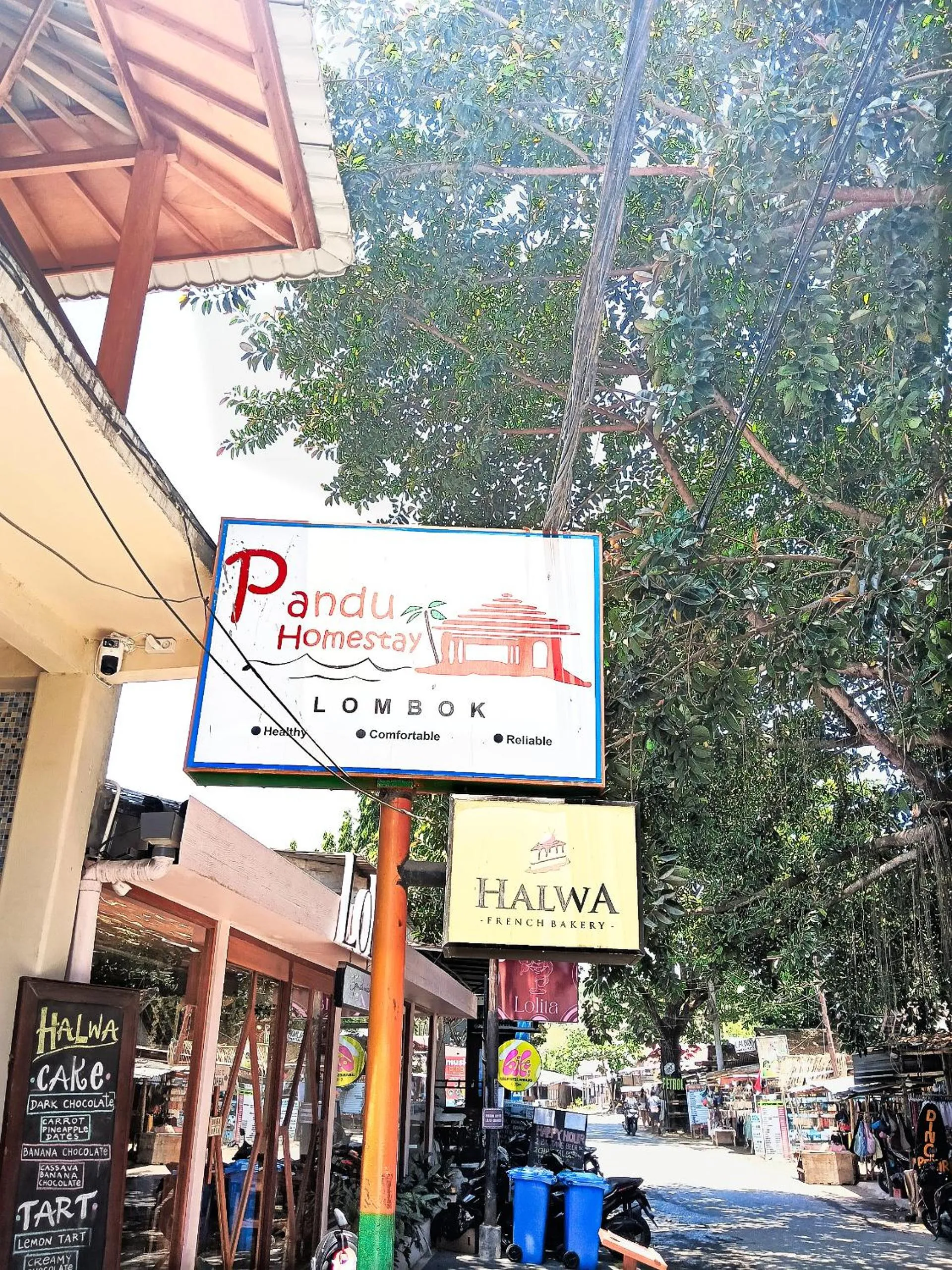 Facade/entrance in Pandu Homestay Mandalika Lombok