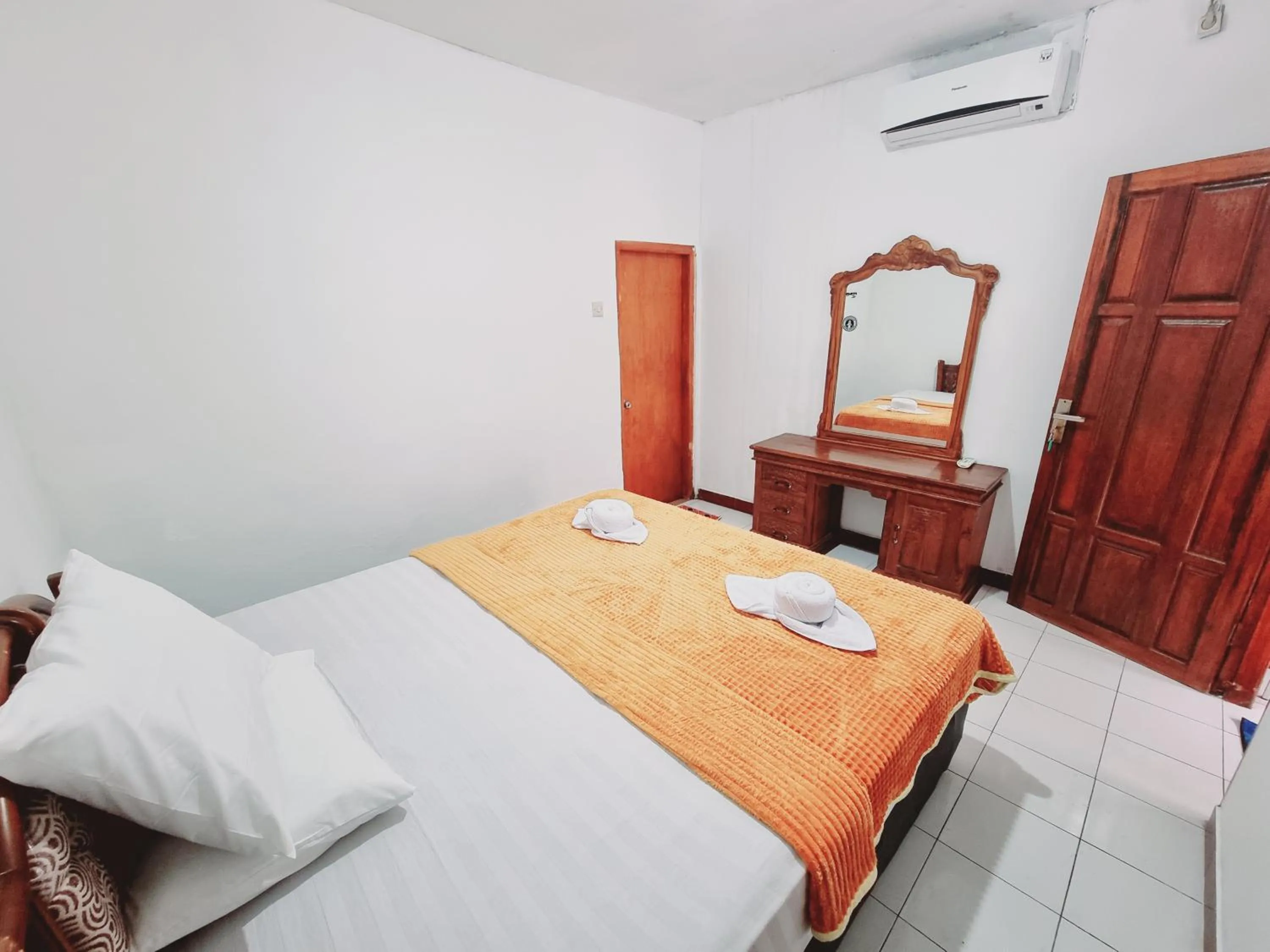 Bed in Pandu Homestay Mandalika Lombok