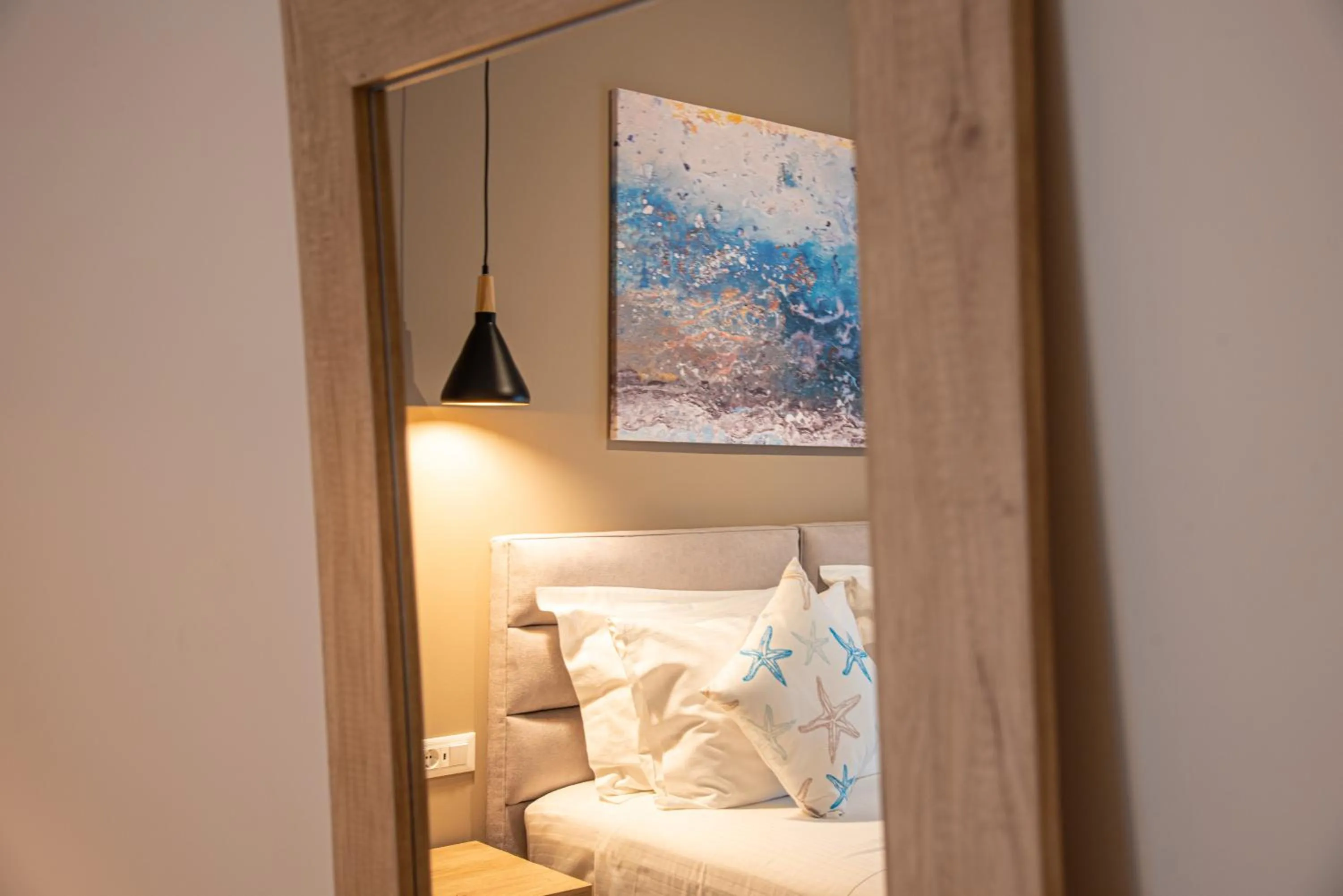 Bed in Kassiopi Luxury Suites