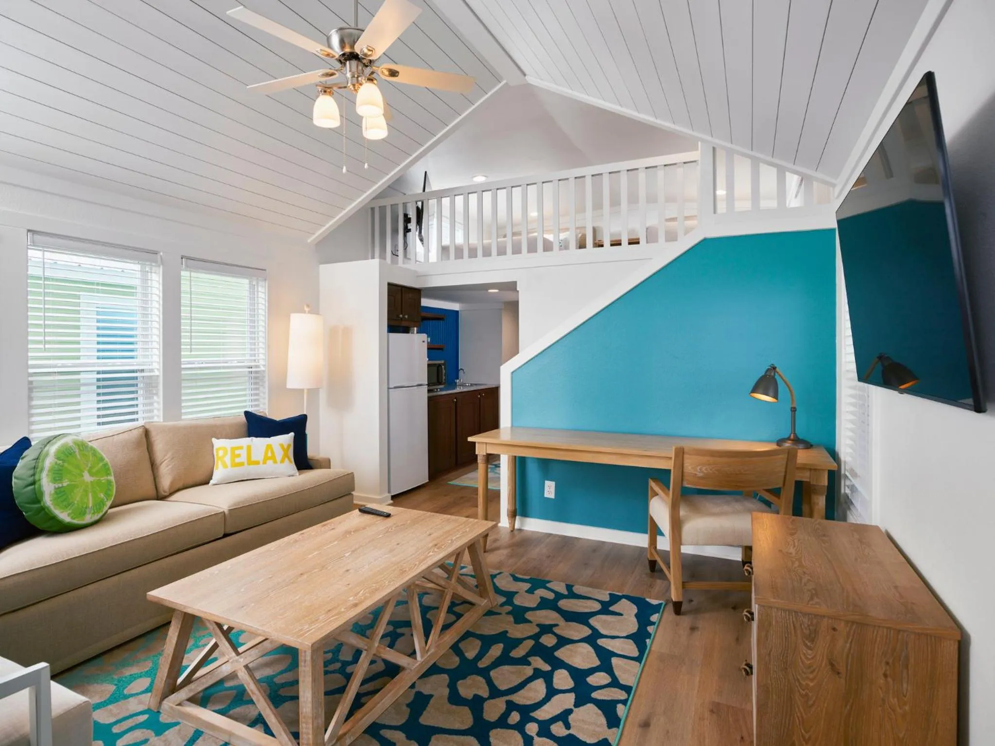 Seating area in Margaritaville Lake Resort, Lake Conroe