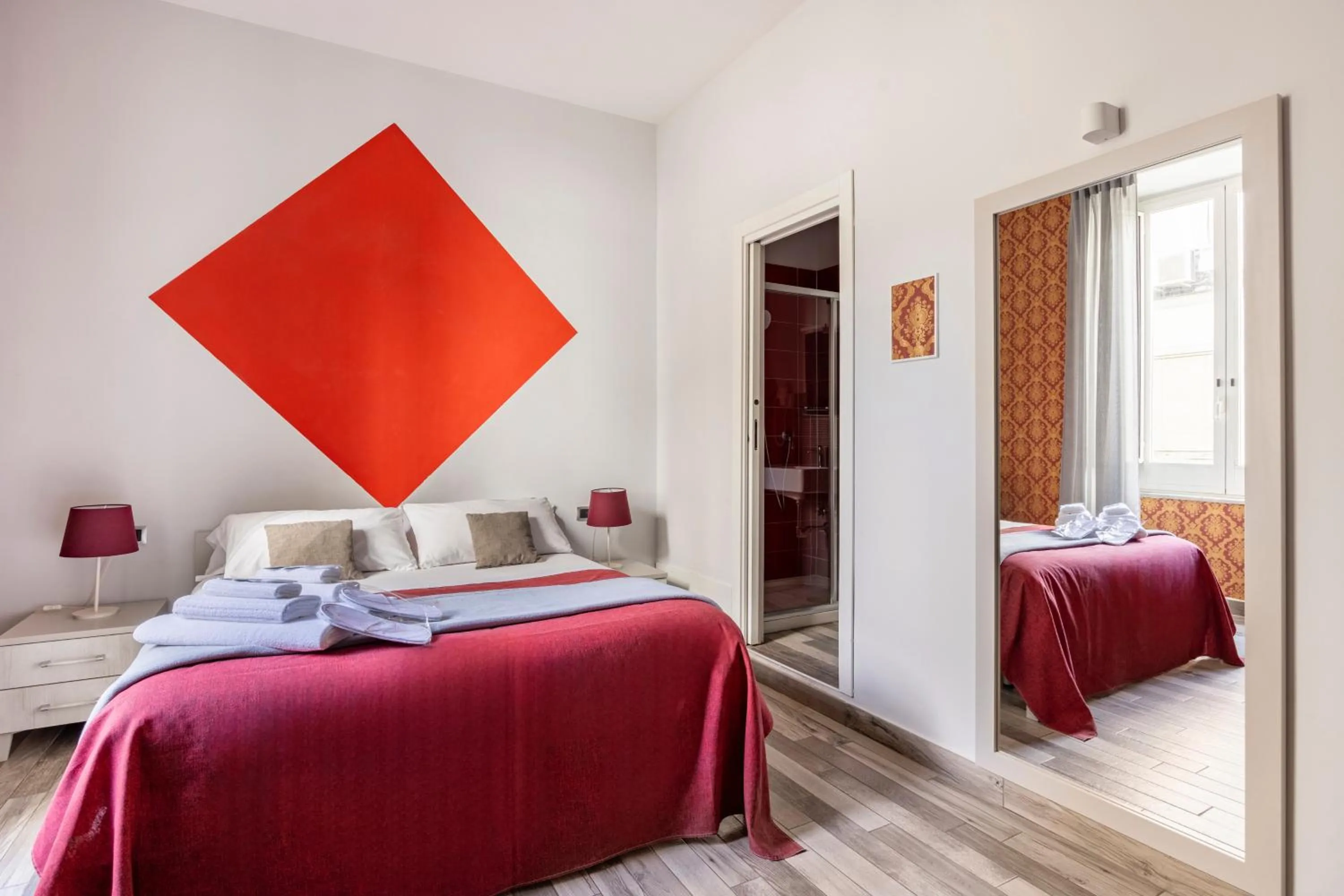 Bed in Scaramantico Rooms