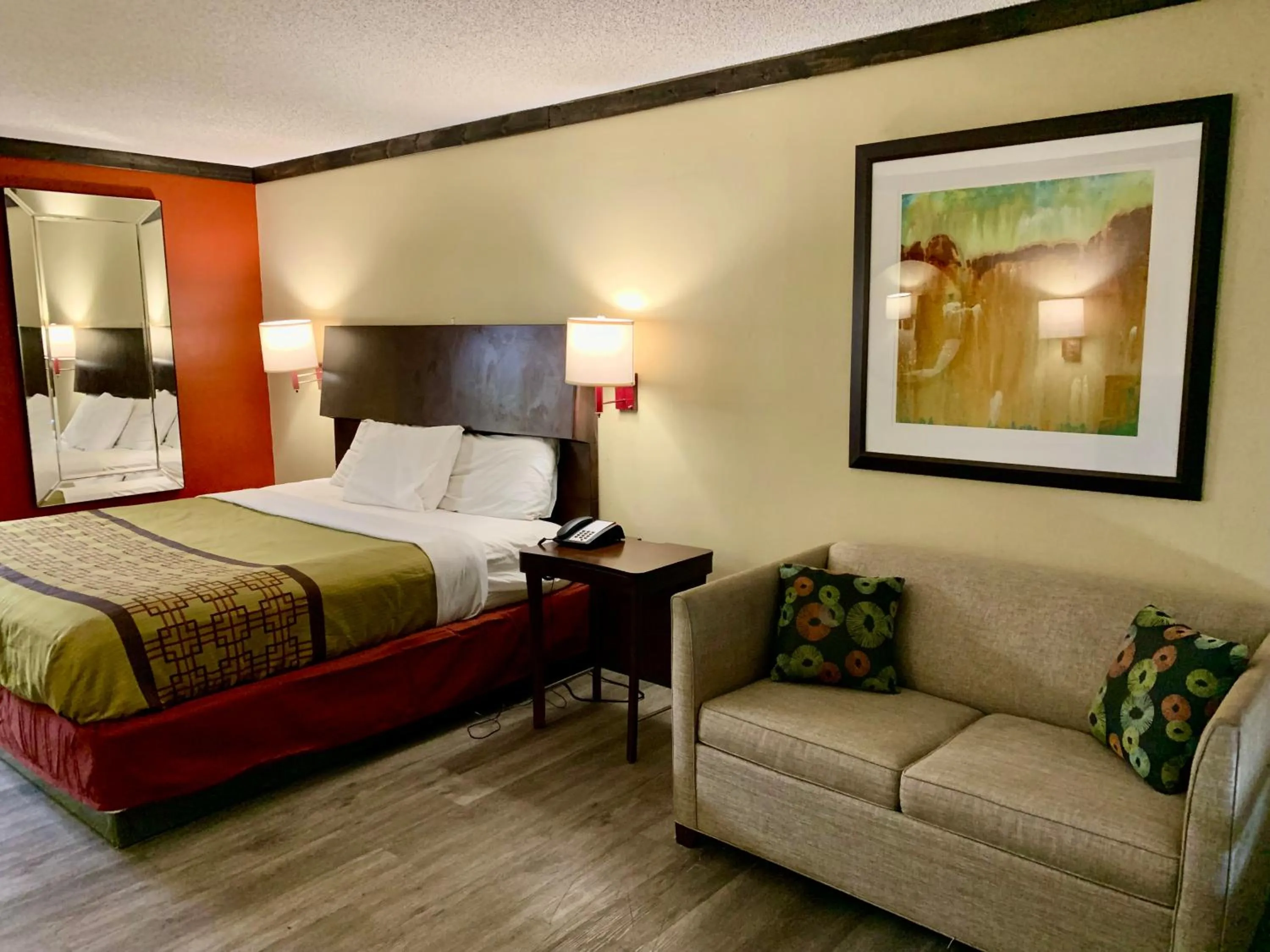 View (from property/room), Bed in Executive Inn Chester