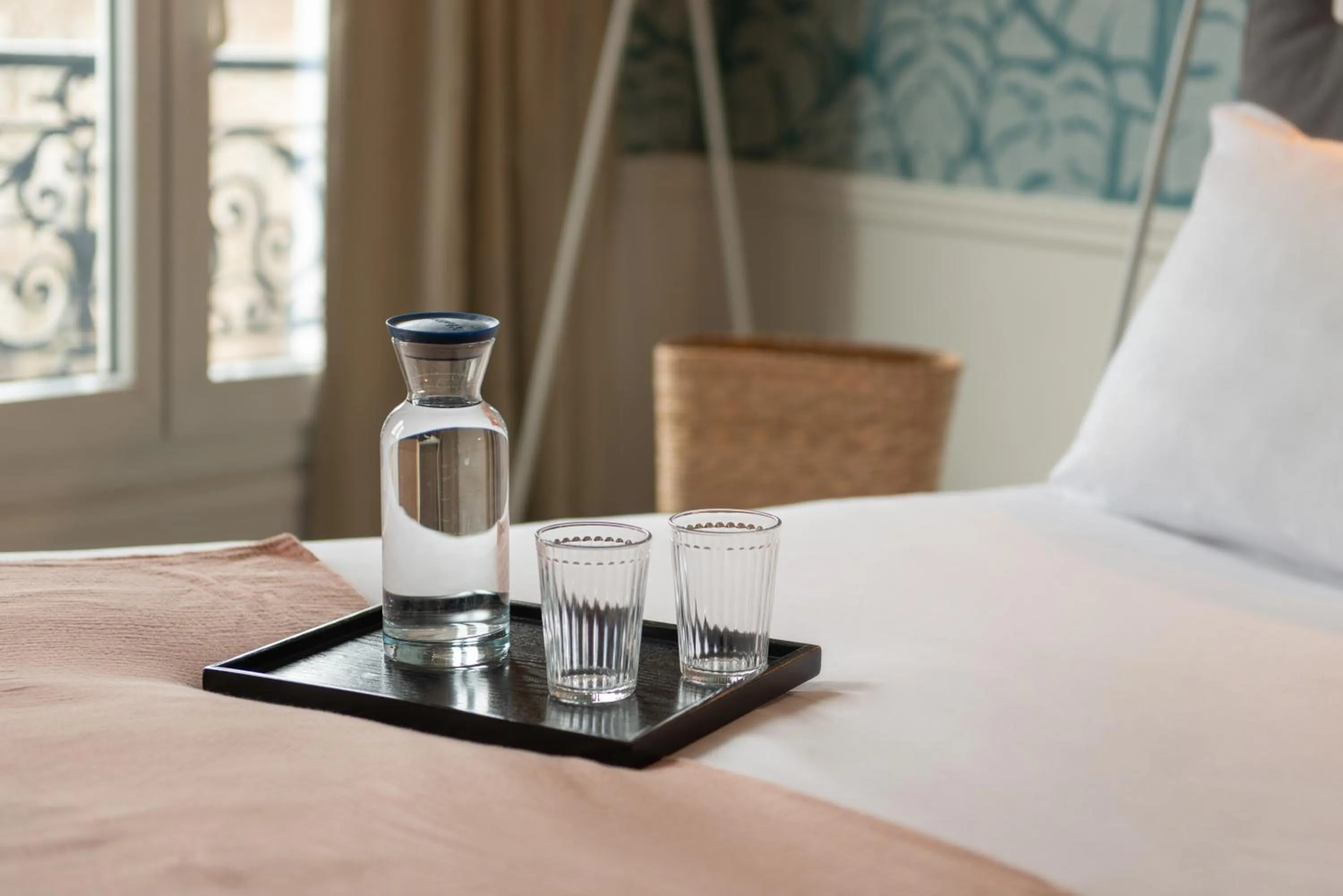 Decorative detail, Bed in Hôtel Avama Prony