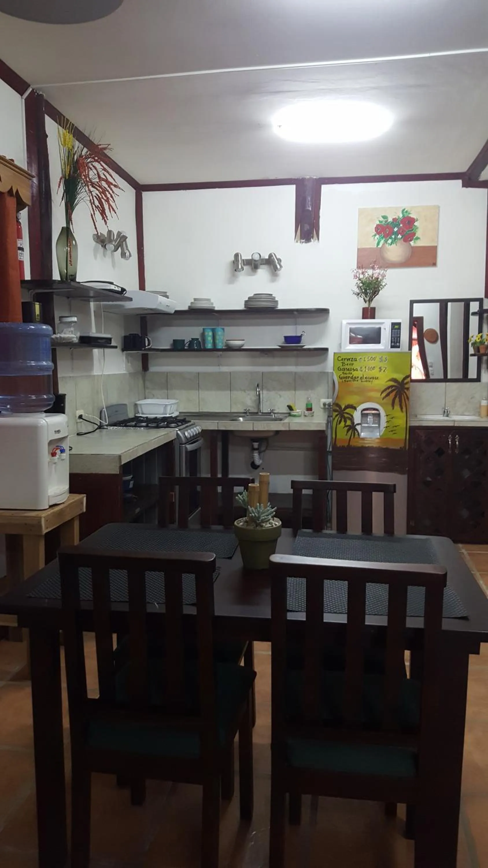 Kitchen or kitchenette in Hotel Casa Vito Beachfront