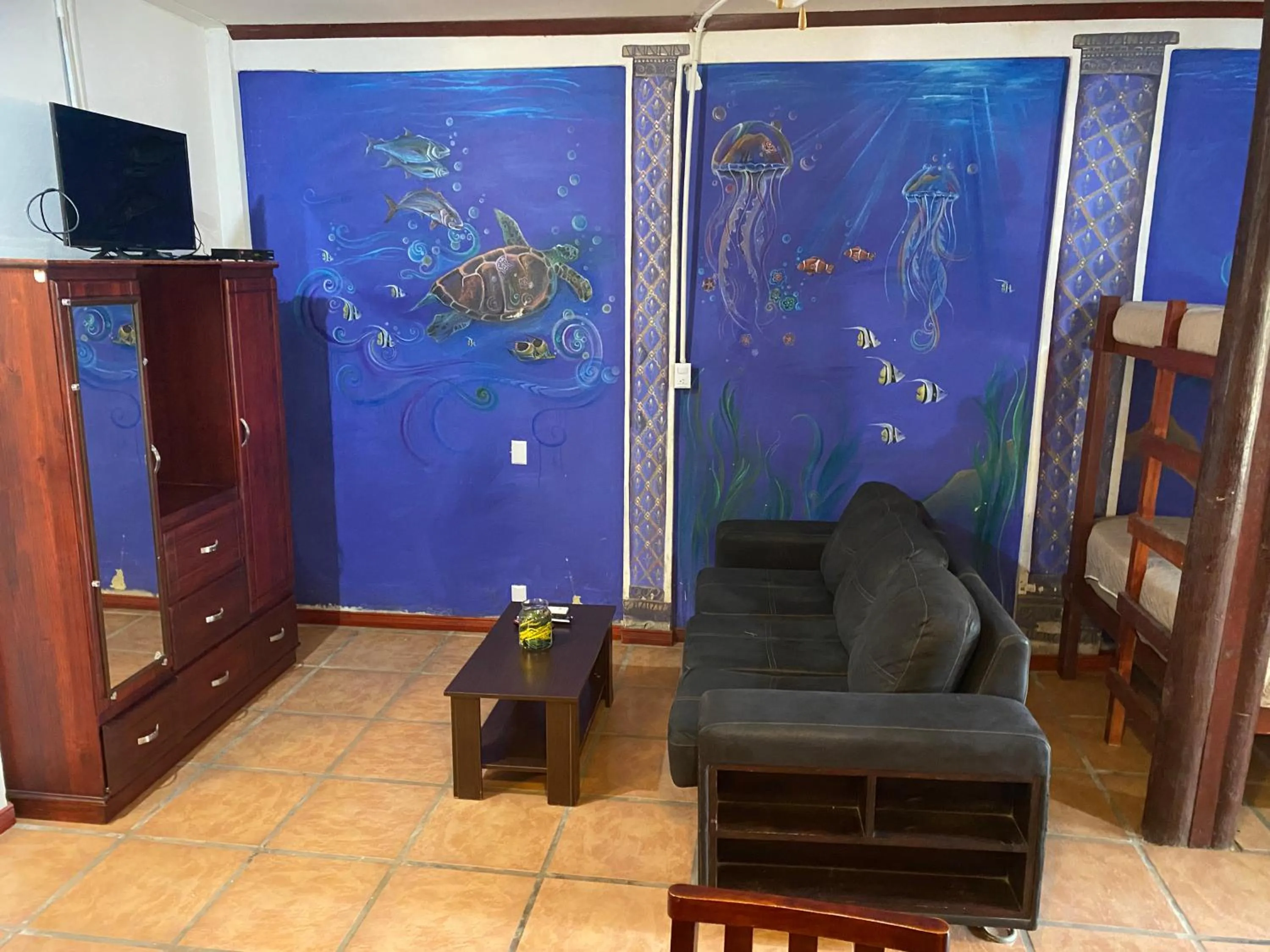 Living room in Hotel Casa Vito Beachfront