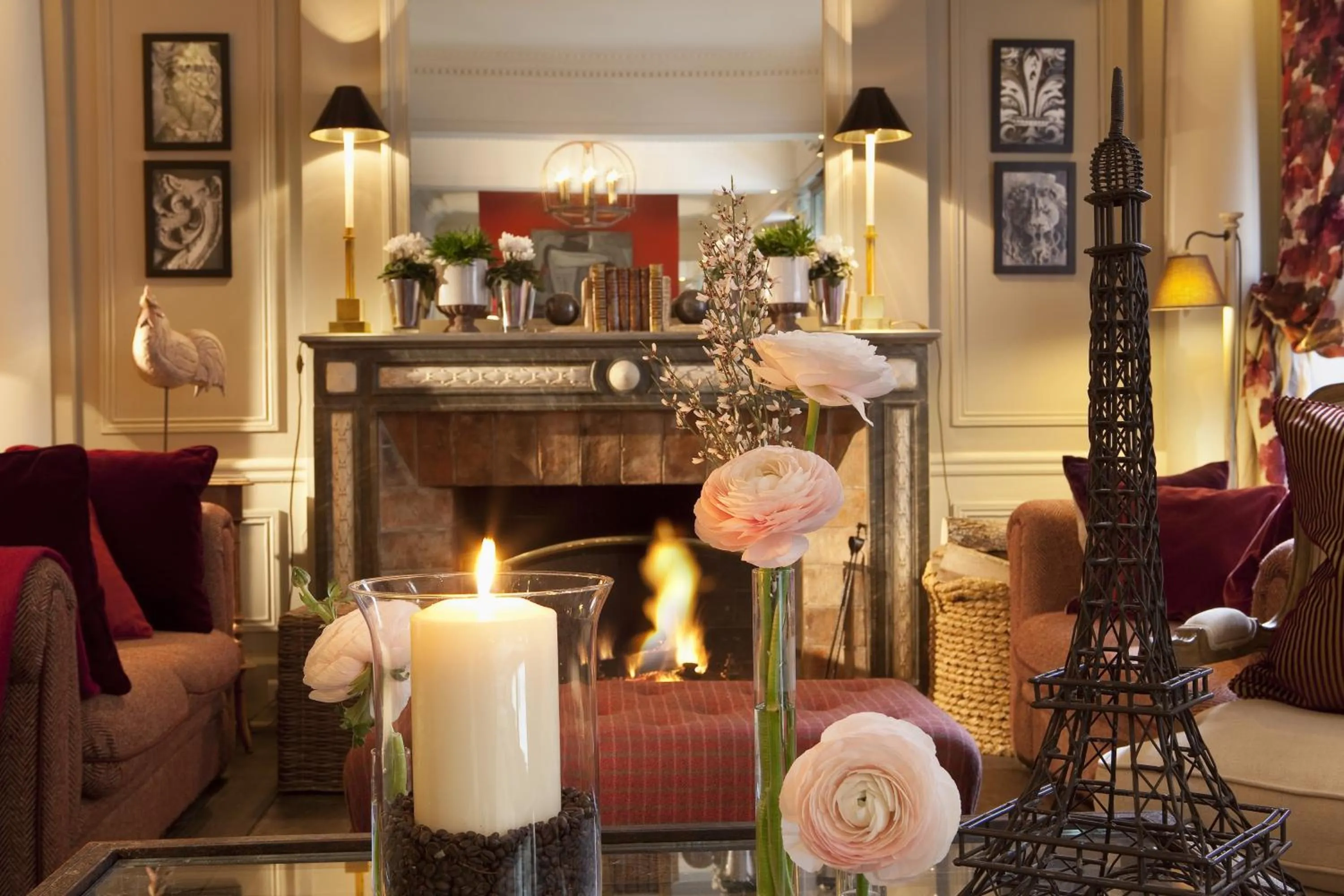 Lobby or reception in Hôtel Sainte-Beuve