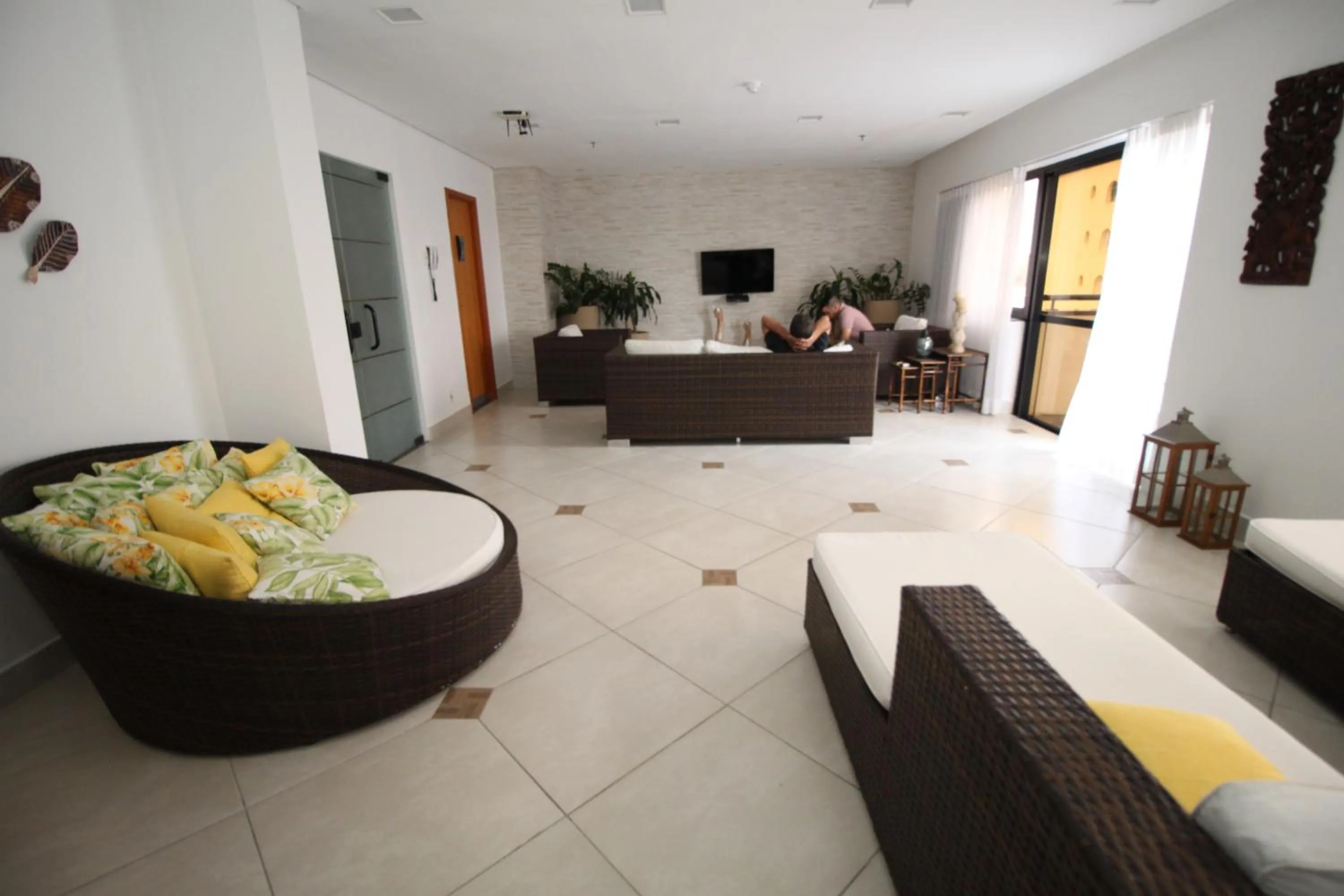 Balcony/Terrace in Três de Julho Flats - Jardins