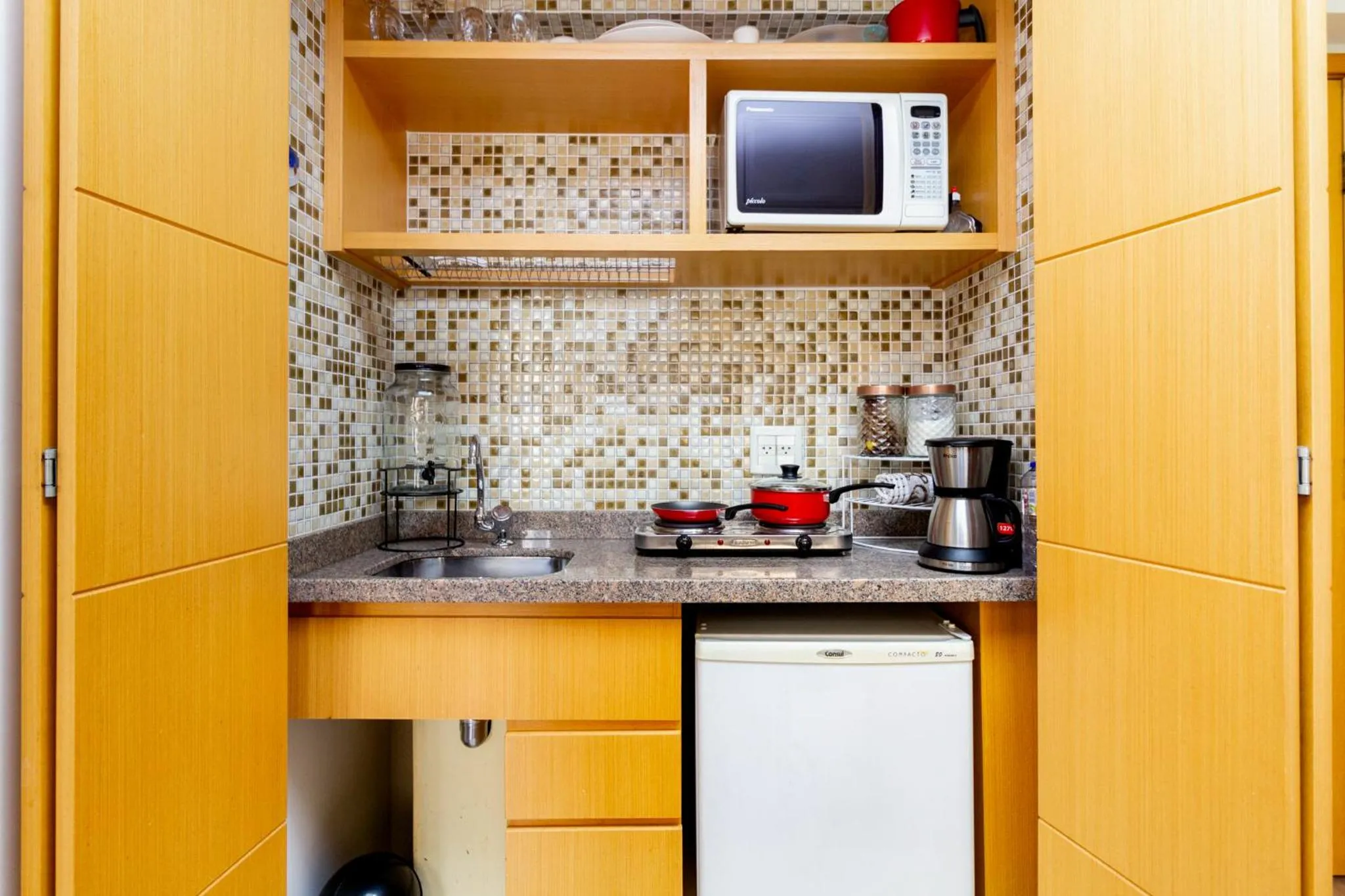 Kitchen or kitchenette in Três de Julho Flats - Jardins