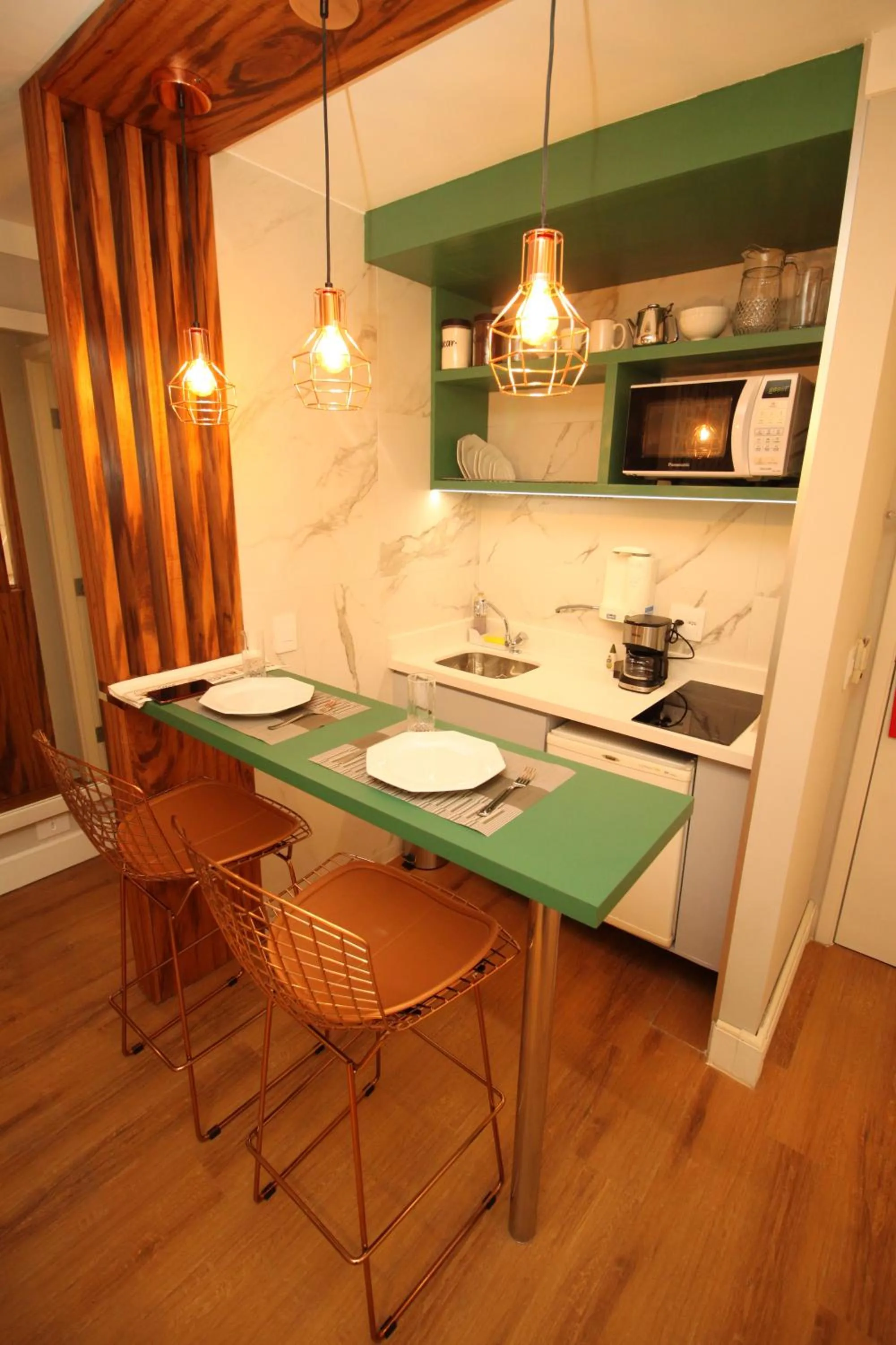Coffee/tea facilities in Três de Julho Flats - Jardins