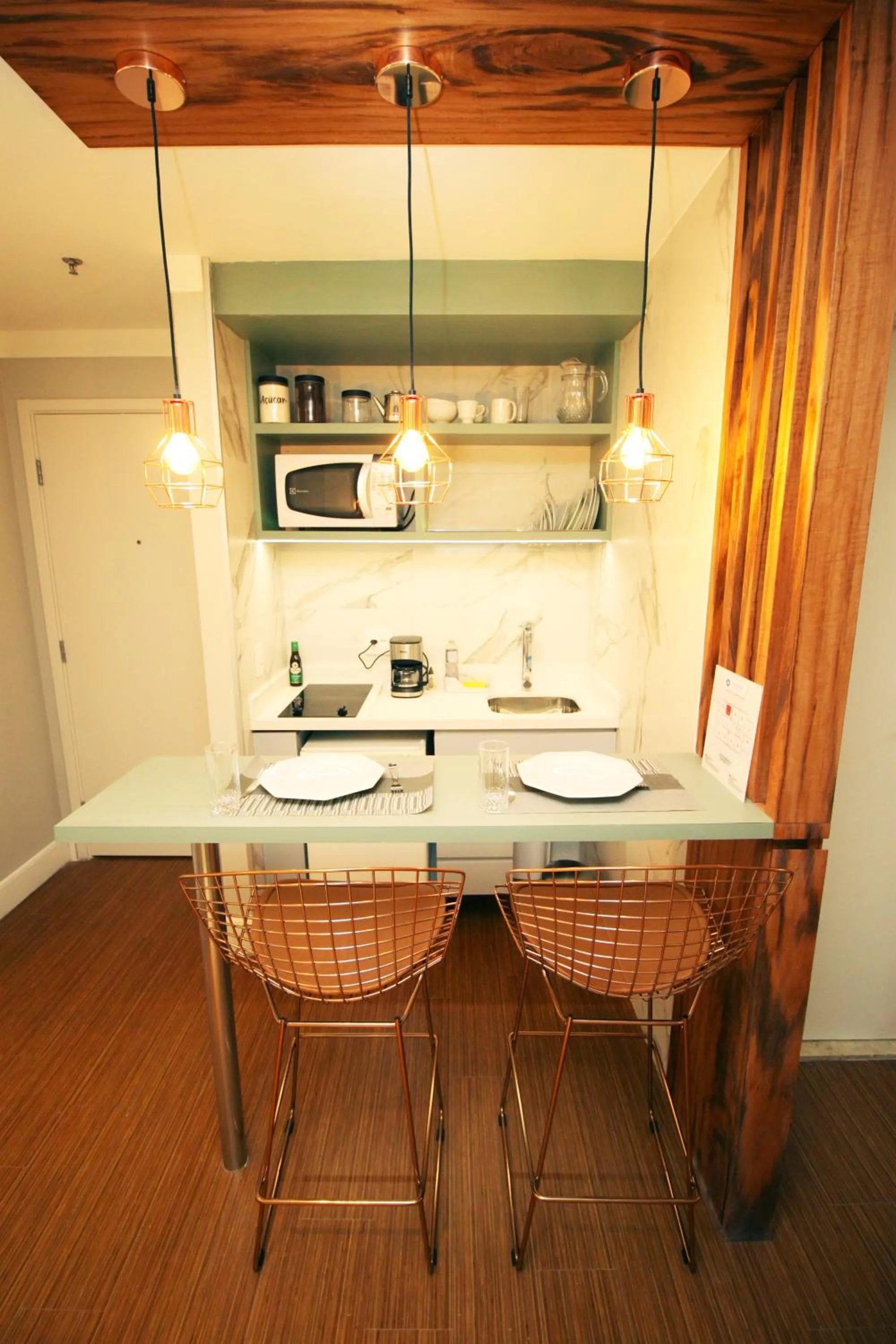 Kitchen or kitchenette in Três de Julho Flats - Jardins