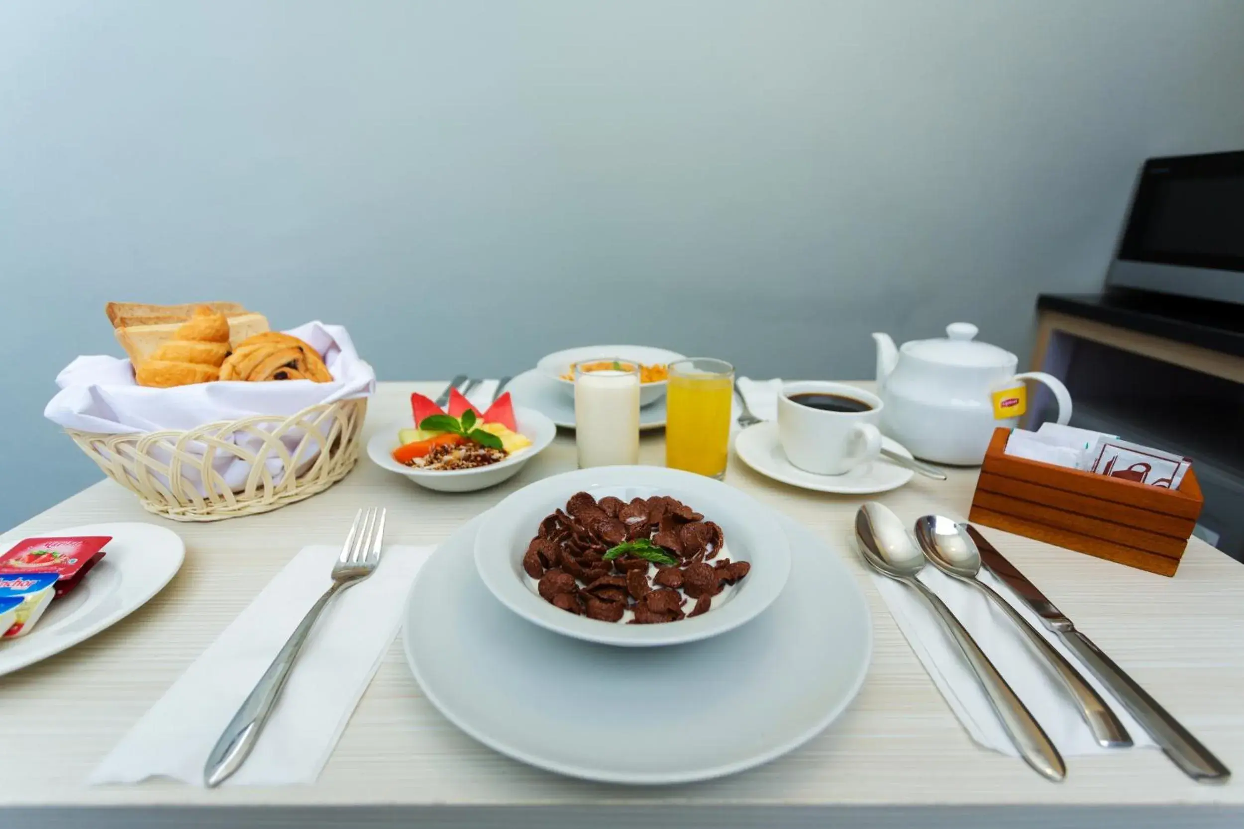 Continental breakfast in Radea Villa Continental breakfast in Radea Villa