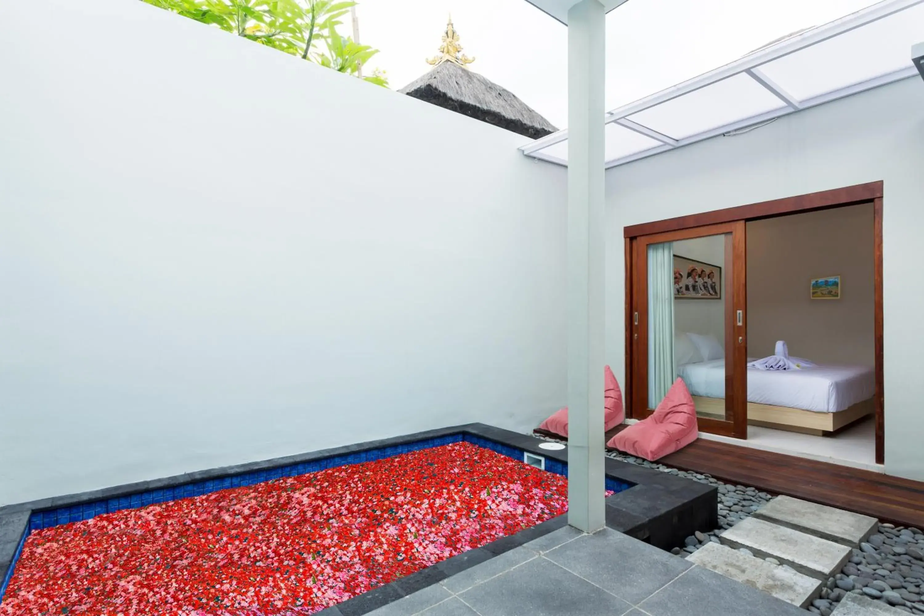 Pool view in Radea Villa Pool view in Radea Villa