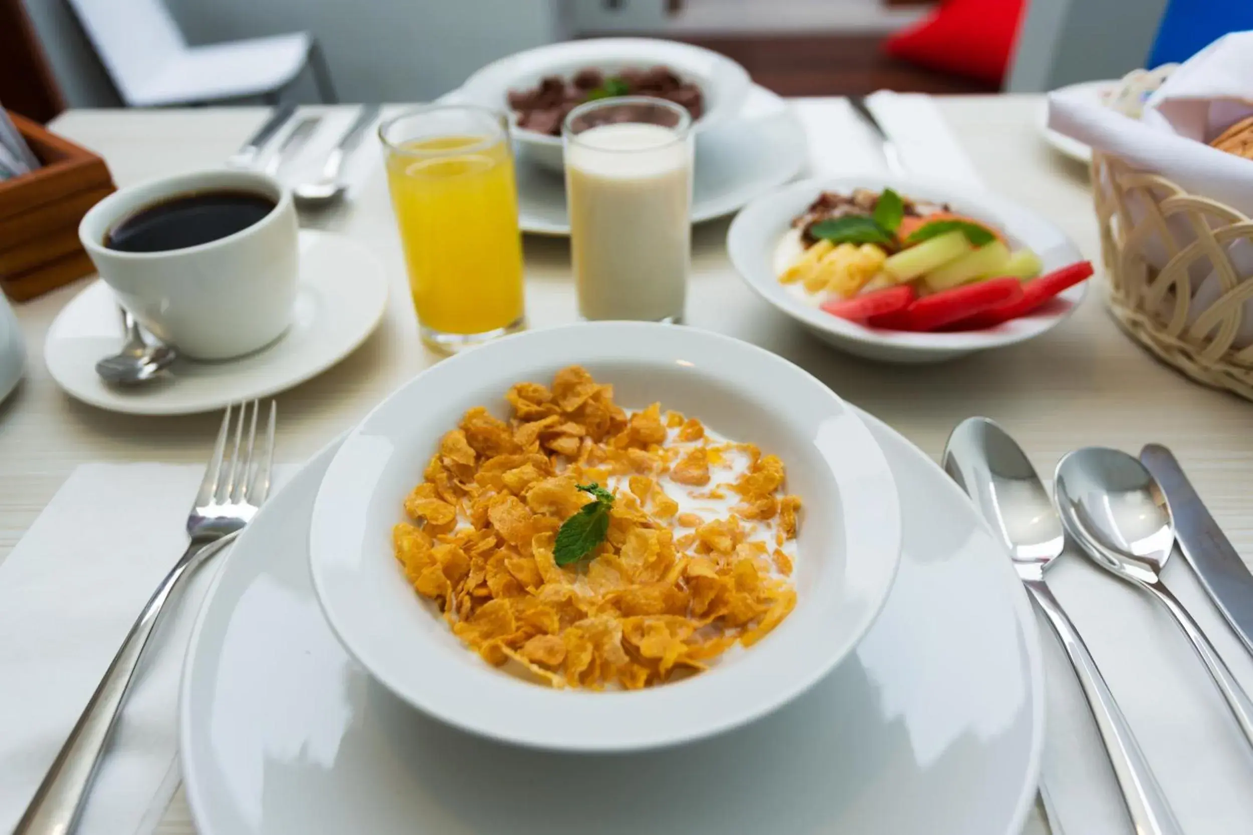 Continental breakfast in Radea Villa Continental breakfast in Radea Villa