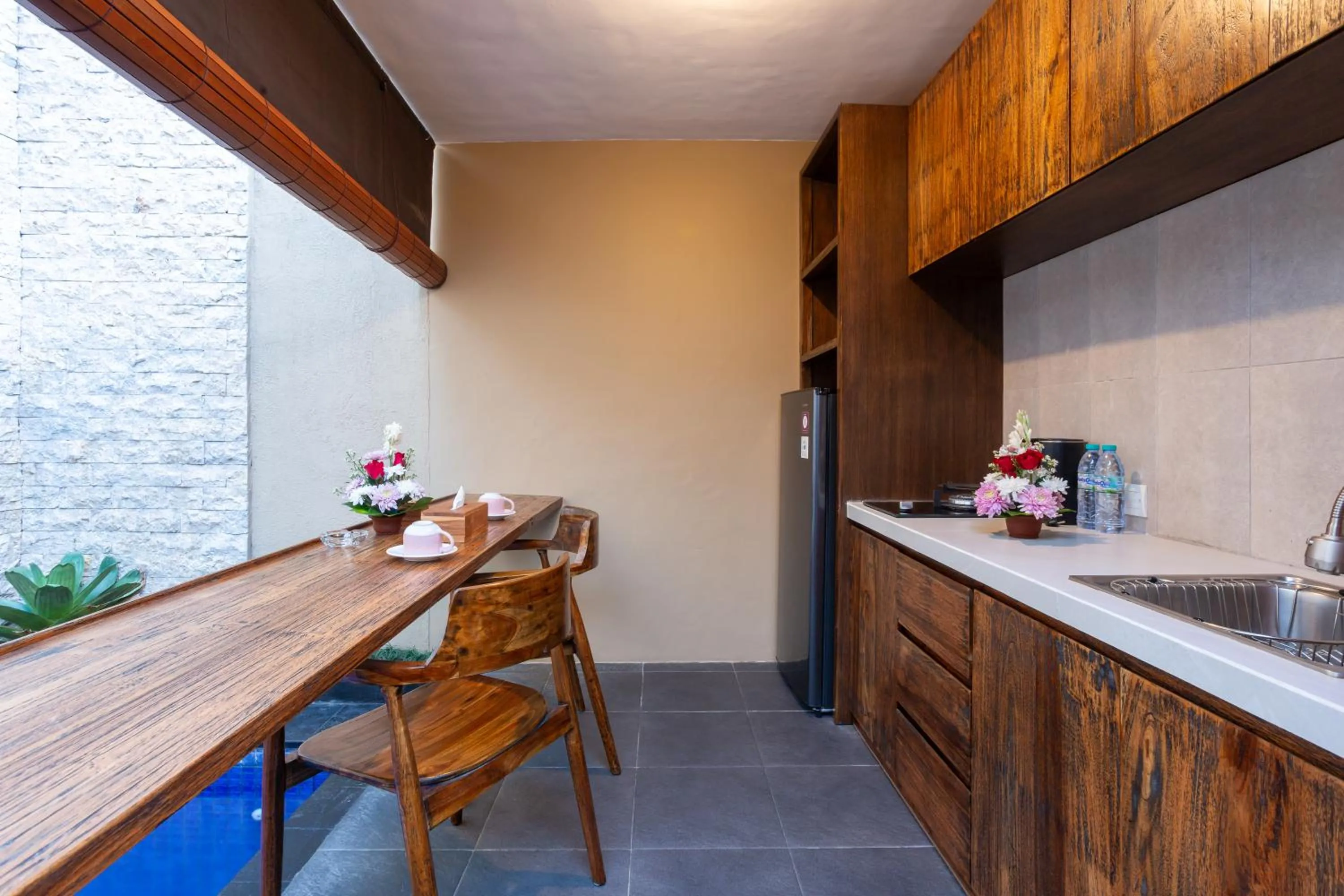 Kitchen or kitchenette in Radea Villa